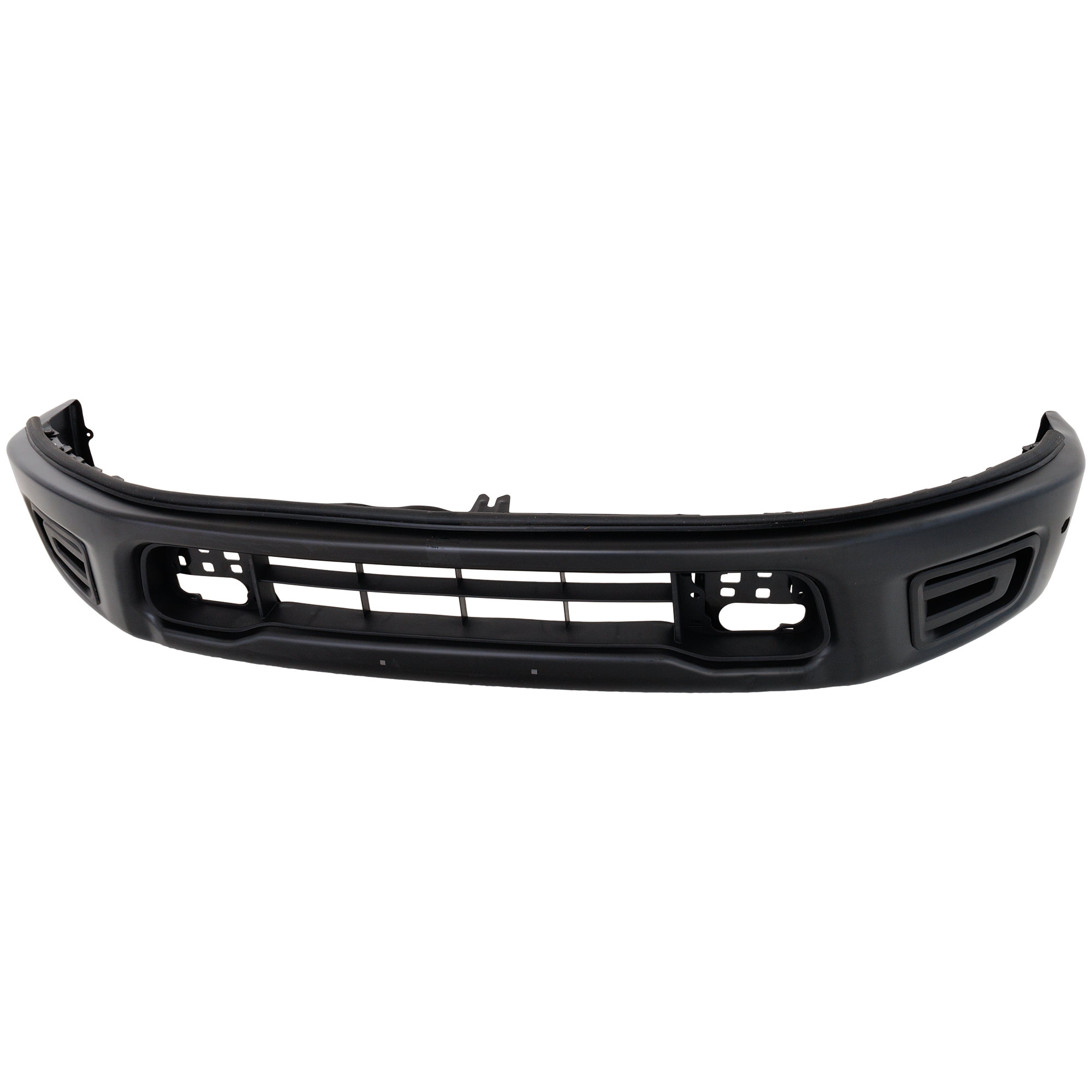 AM TITAN 17-19 FRONT BUMPER Lower Powdercoated Black w Parking Aid Sensor Holes Crew Extended Cab SKU RN01030028P Partslink NI1002155 OEM 62022EZ40B