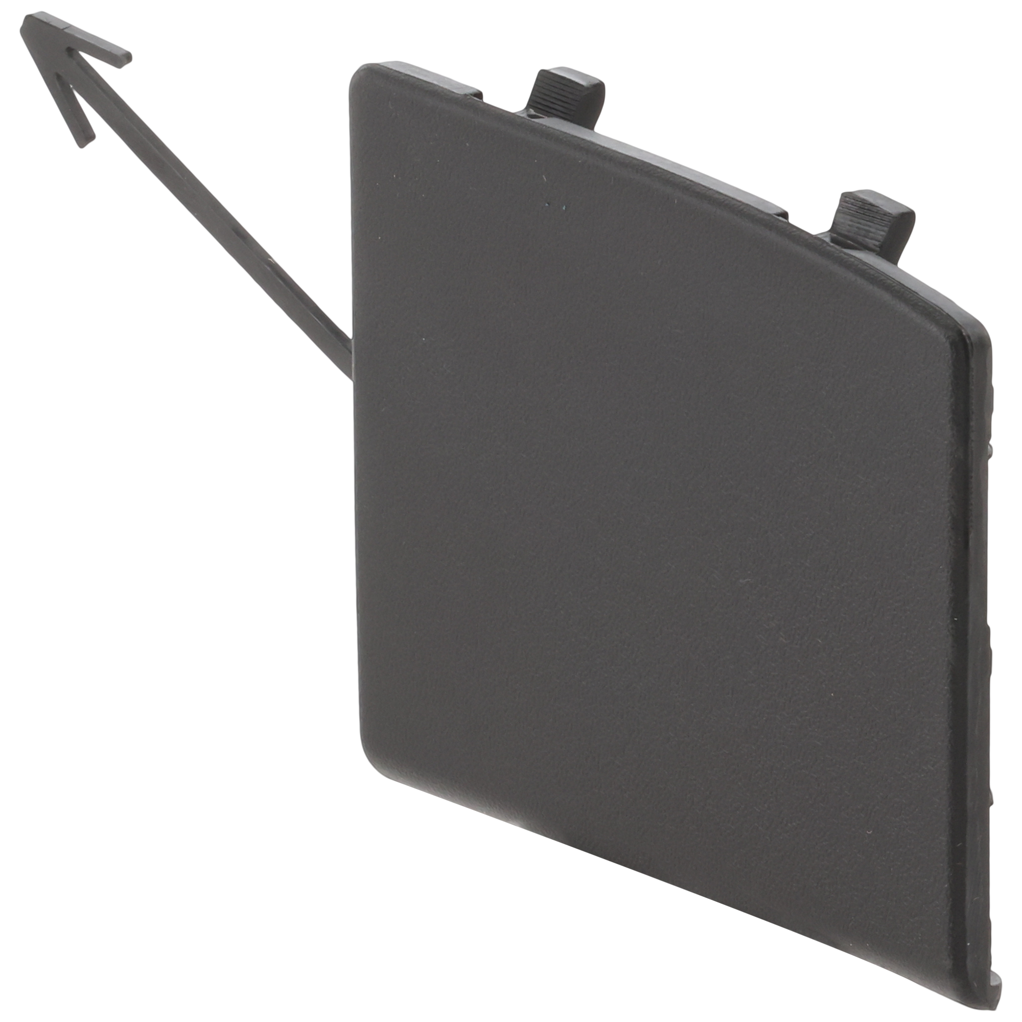 AM QASHQAI ROGUE SPORT 17-19 FRONT BUMPER TOW HOOK COVER LH Textured SKU RN01430001 Partslink NI1029104 OEM 622A06MA0H