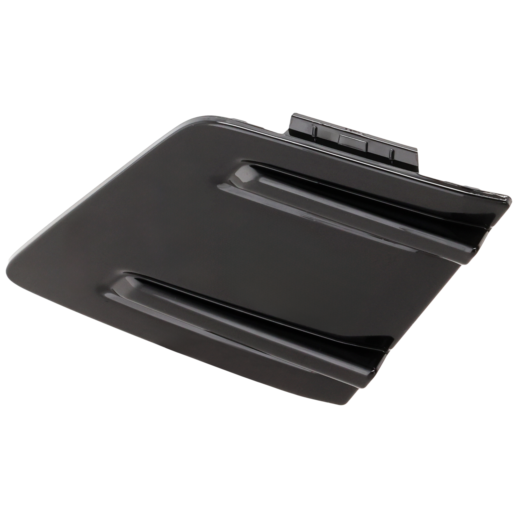 AM SENTRA 24-25 FRONT BUMPER TOW HOOK COVER LH Gloss Black Finish Plastic SKU RN01440016 Partslink NI1029123 OEM 622A06LY0A