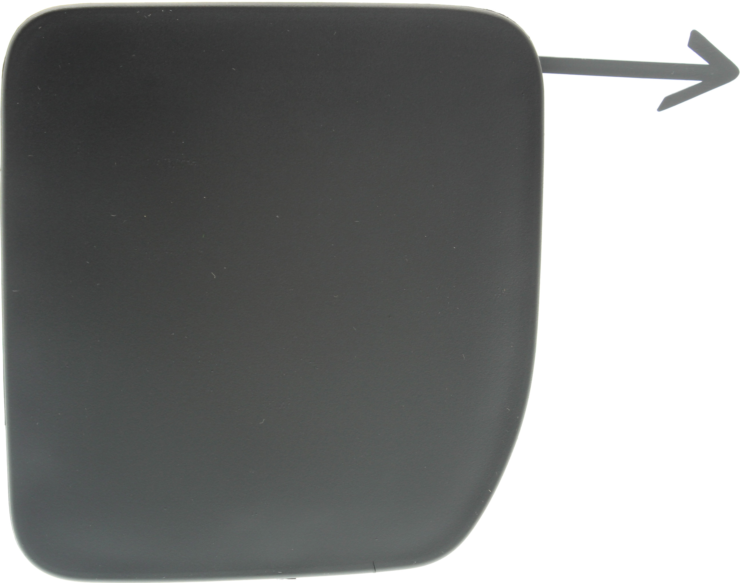AM VERSA 15-19 FRONT BUMPER TOW HOOK COVER RH Primed SKU RN01840001 Partslink NI1029102 OEM 622A09KM0H