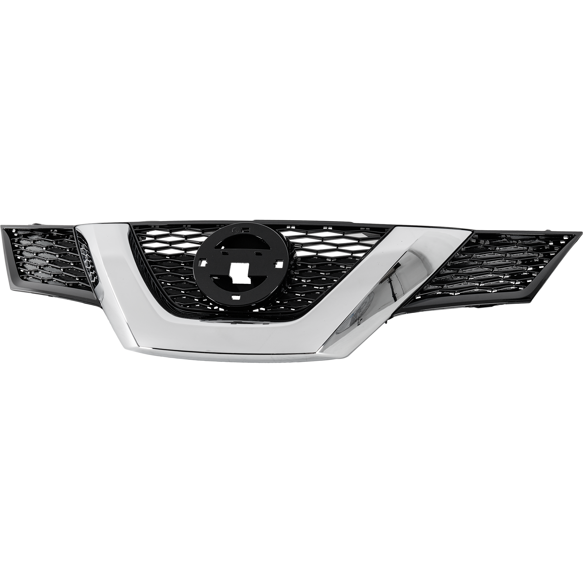 AM ROGUE 15-20 GRILLE Painted Black Exc. Hybrid Model SL SV 15-16 w Premium Package Special Edition Models Korea Built Vehicle CAPA SKU RN07010024Q Partslink NI1200305C OEM 623105HA5B