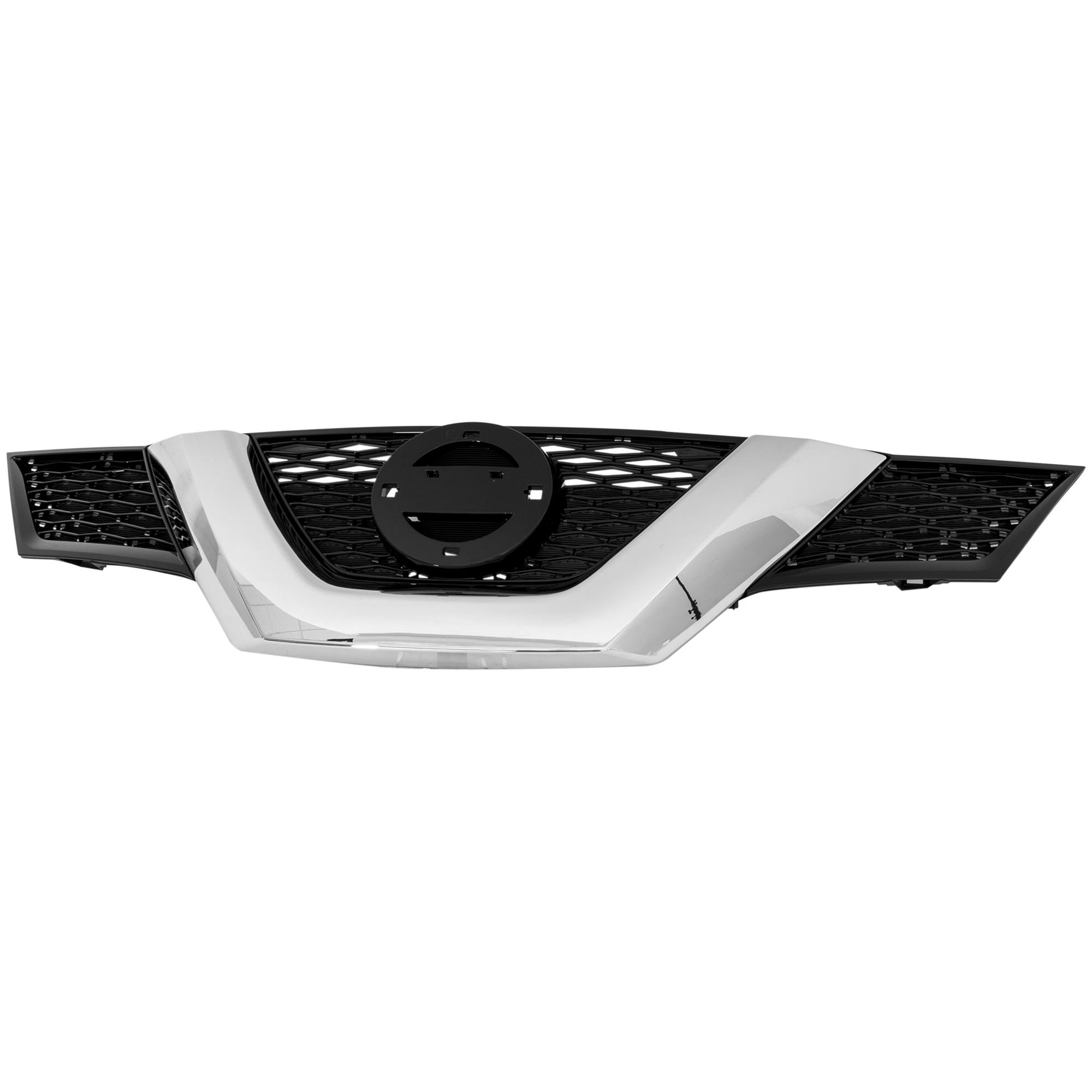 AM ROGUE 15-16 GRILLE Painted Black S SV w o Premium Package Models Korea Built Vehicle CAPA SKU RN07010025Q Partslink NI1200304C OEM 623105HA5A
