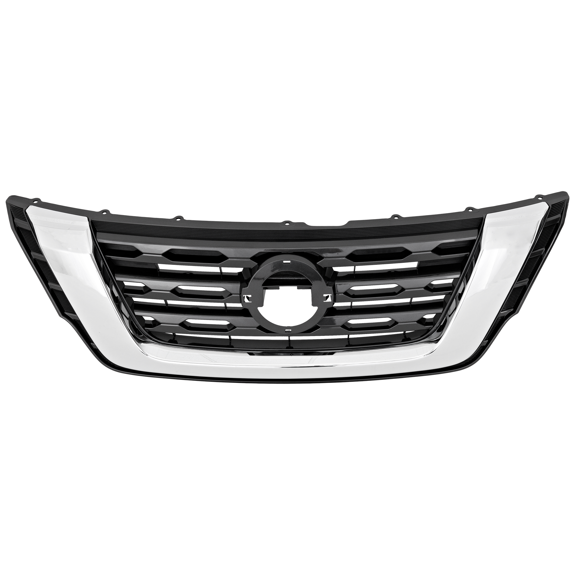 AM PATHFINDER 17-20 GRILLE w o Around View Monitor Front View Camera Midnight Edition and Rock Creek Edition Black Shell and Insert CAPA SKU RN07010041Q Partslink NI1200296C OEM 623109PF1A