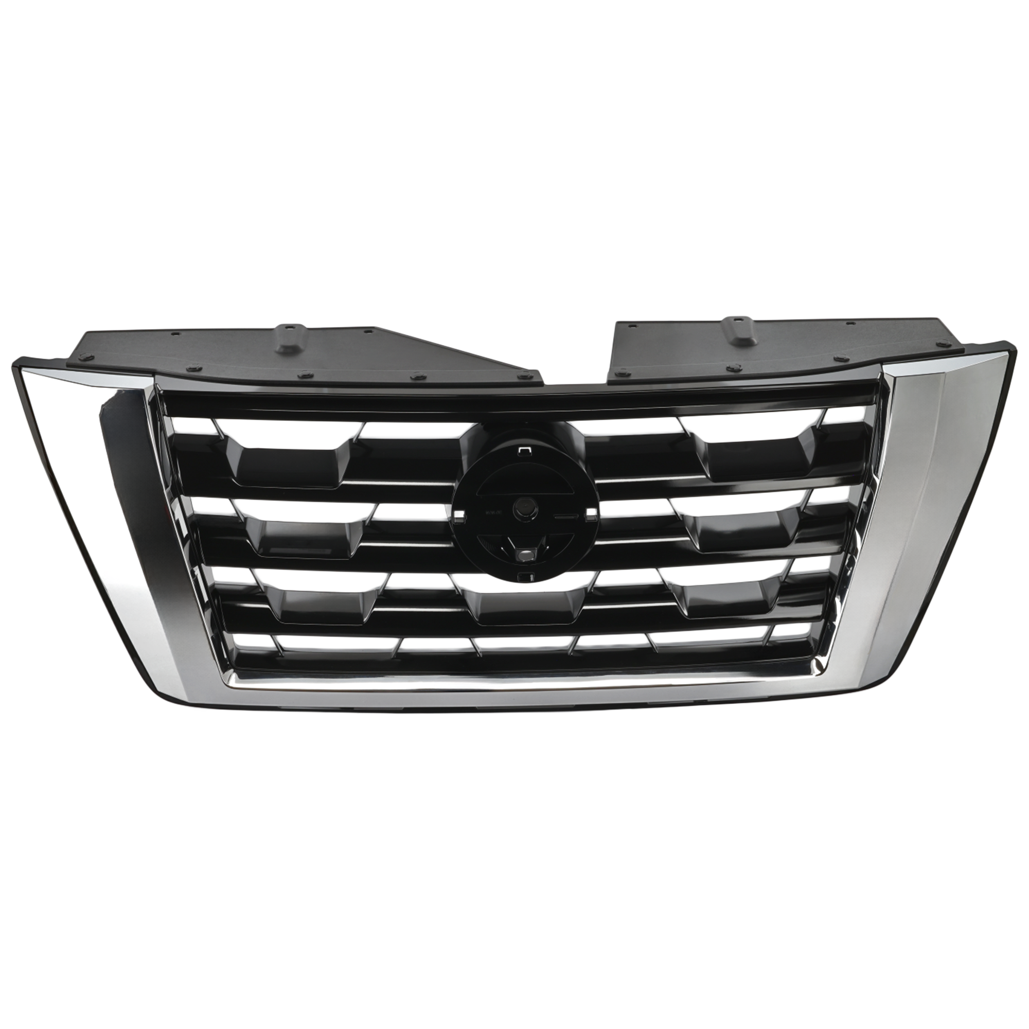 AM ARMADA 21-24 GRILLE Painted Black Shell and Insert w Chrome Molding SL w o Midnight Edition Platinum Models SKU RN07010048 Partslink NI1200327 OEM 623106JL0B