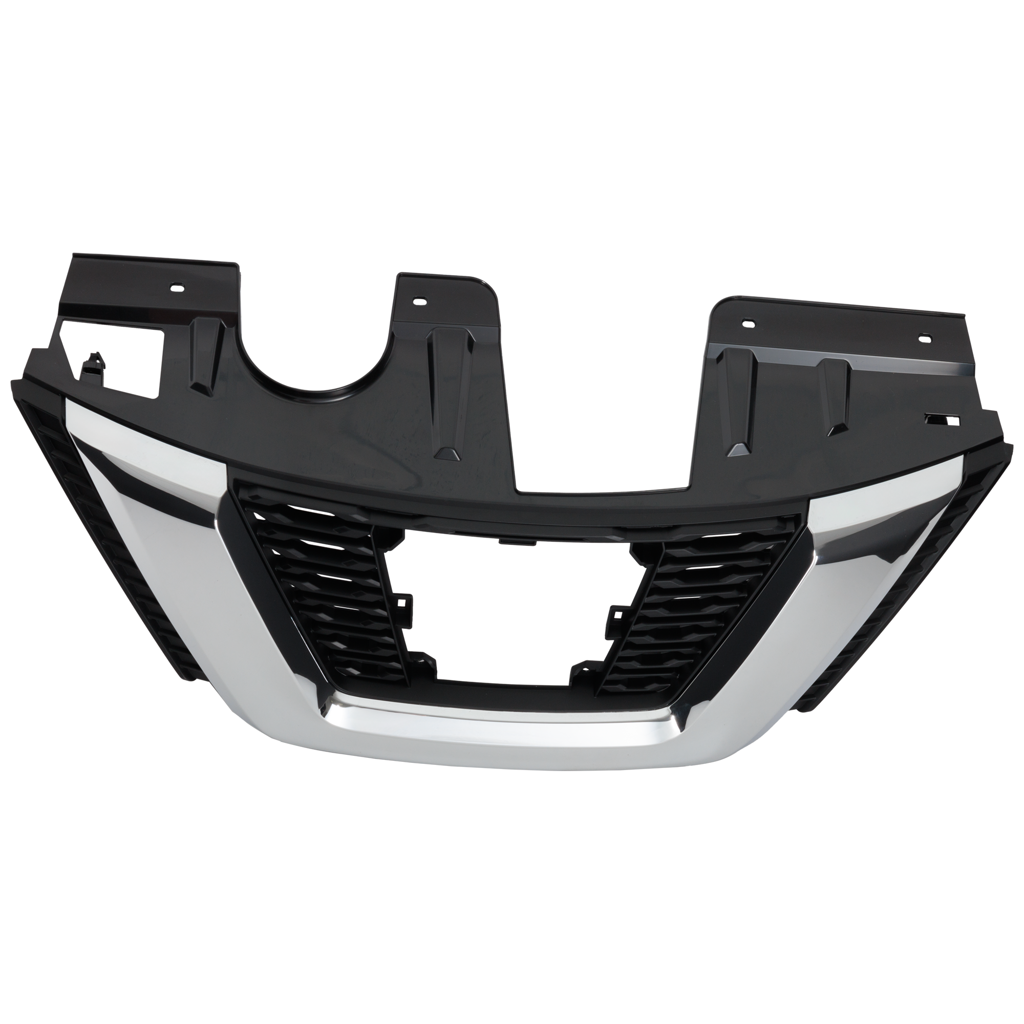 AM ROGUE 14-20 GRILLE Textured Black Shell and Insert w Chrome Molding SL Platinum 17-17 Hybrid w Front View Camera w Pre Collision System Models SKU RN07010064 Partslink NI1200282 OEM 623106FL0C