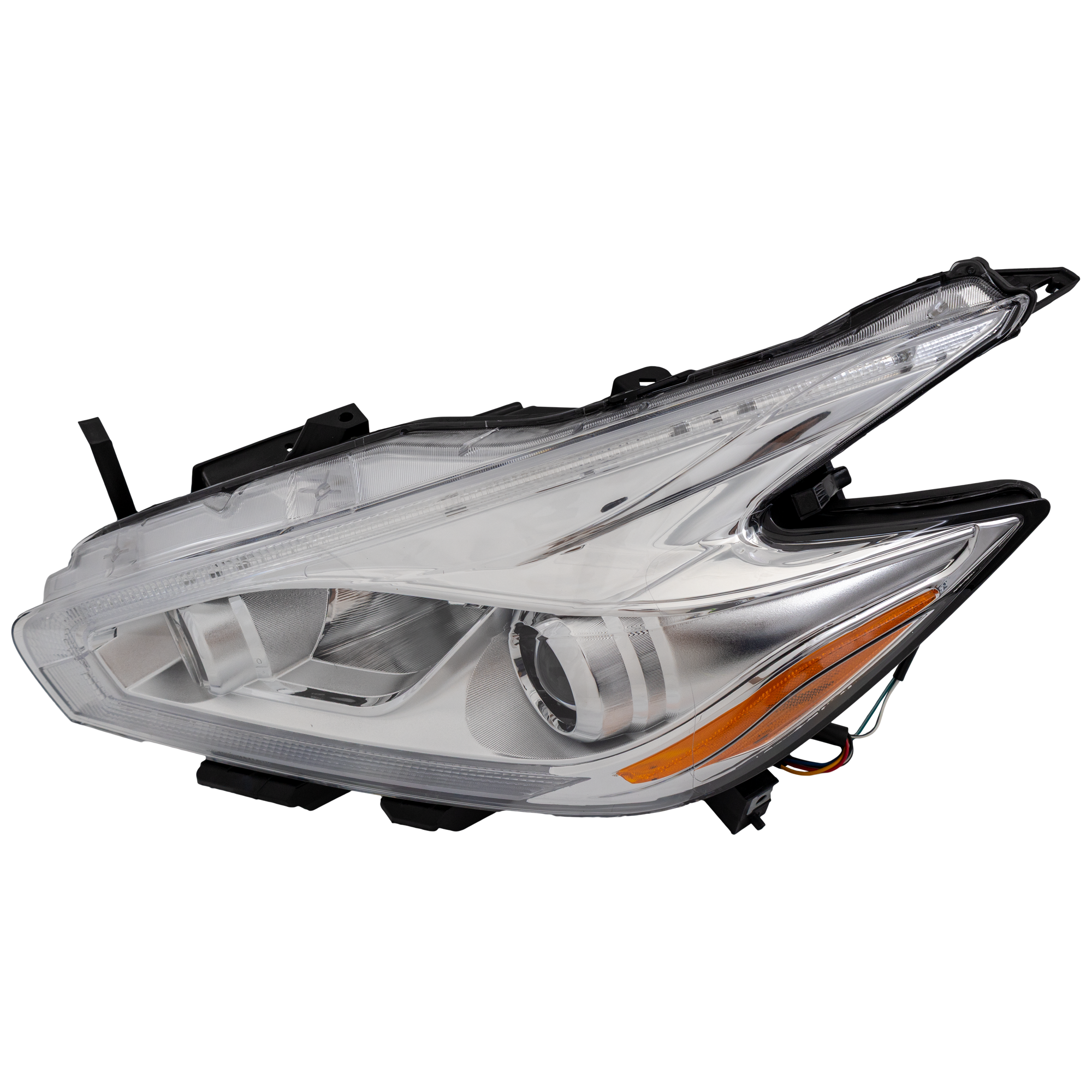AM MURANO 17-17 HEAD LAMP LH Assembly Halogen CAPA SKU RN10010004Q Partslink NI2502255C OEM 260605AA0E