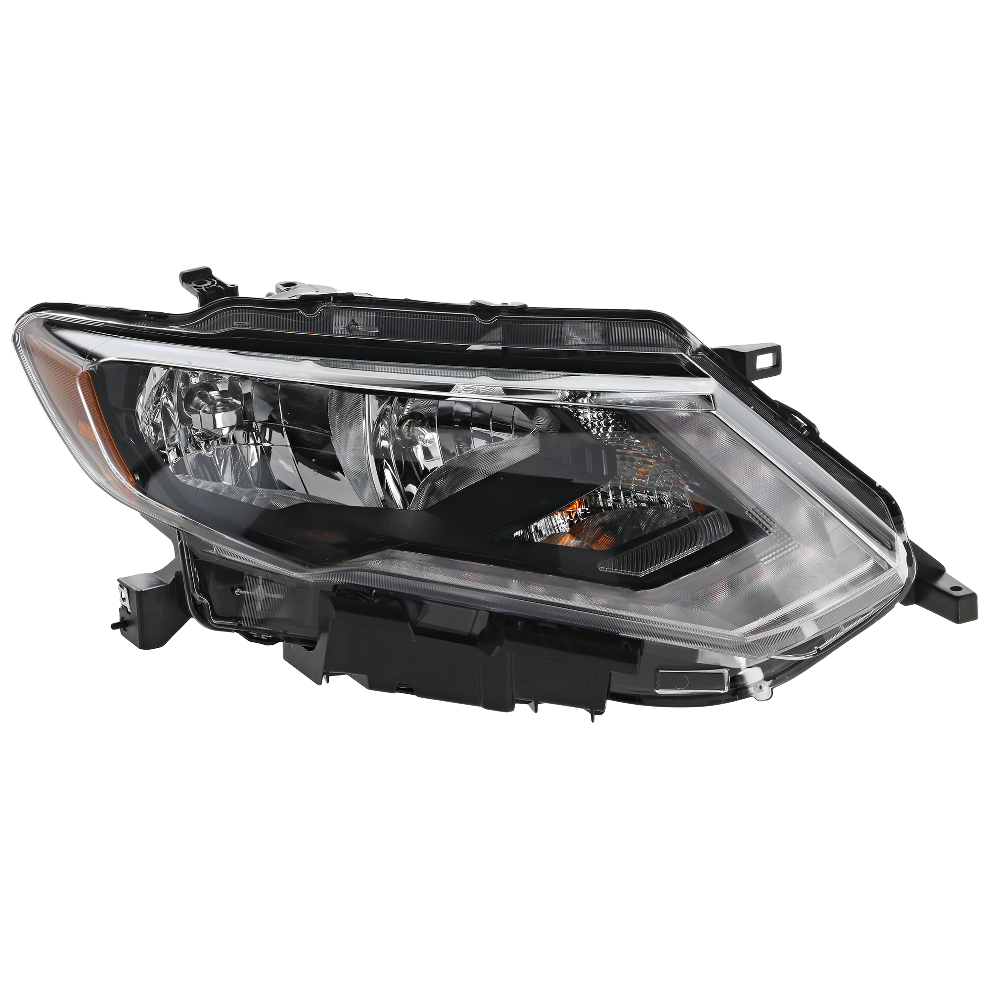 AM ROGUE 17-20 HEAD LAMP RH Assembly Halogen USA Built Vehicle S SL SV SV Hybrid Models CAPA SKU RN10010009Q Partslink NI2503254C OEM 260106FL0A