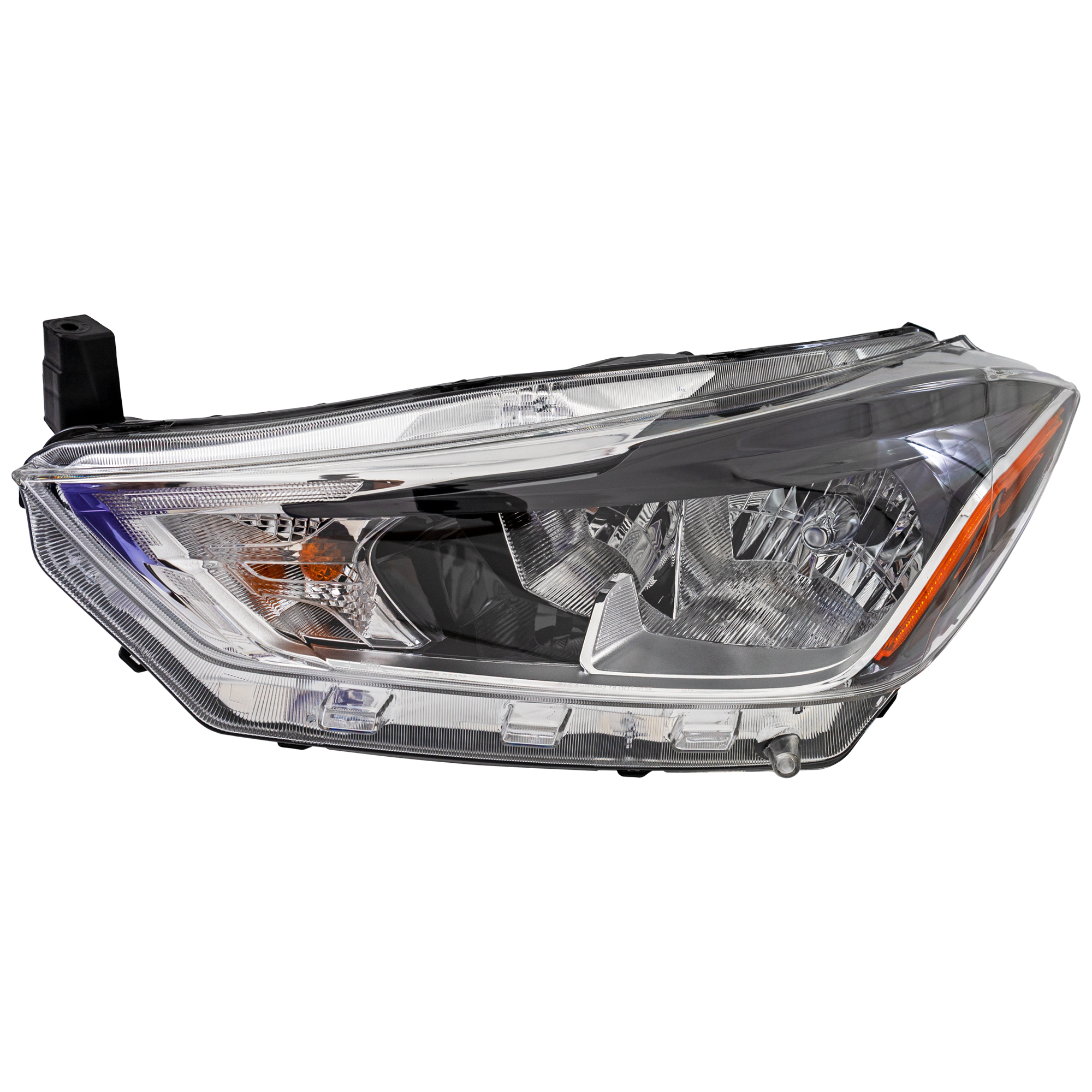AM KICKS 18-20 HEAD LAMP LH Assembly Halogen S SV Models CAPA SKU RN10010036Q Partslink NI2502264C OEM 260605RL0A