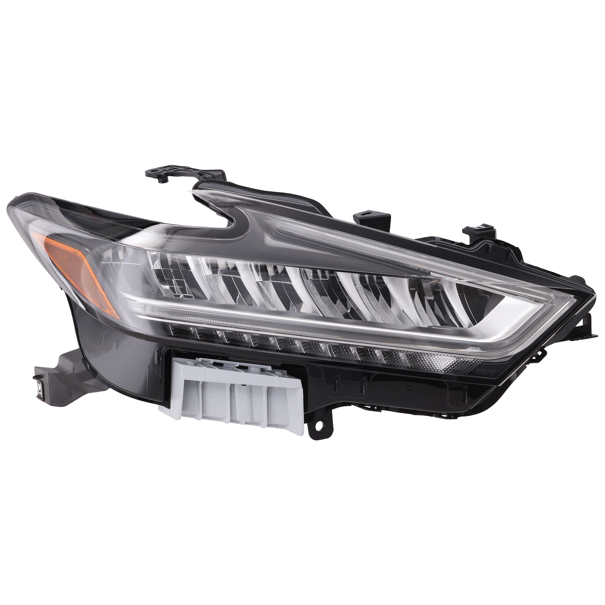 AM MAXIMA 19-23 HEAD LAMP RH Assembly LED Chrome Interior CAPA SKU RN10010039Q Partslink NI2503269C OEM 260109DJ0B