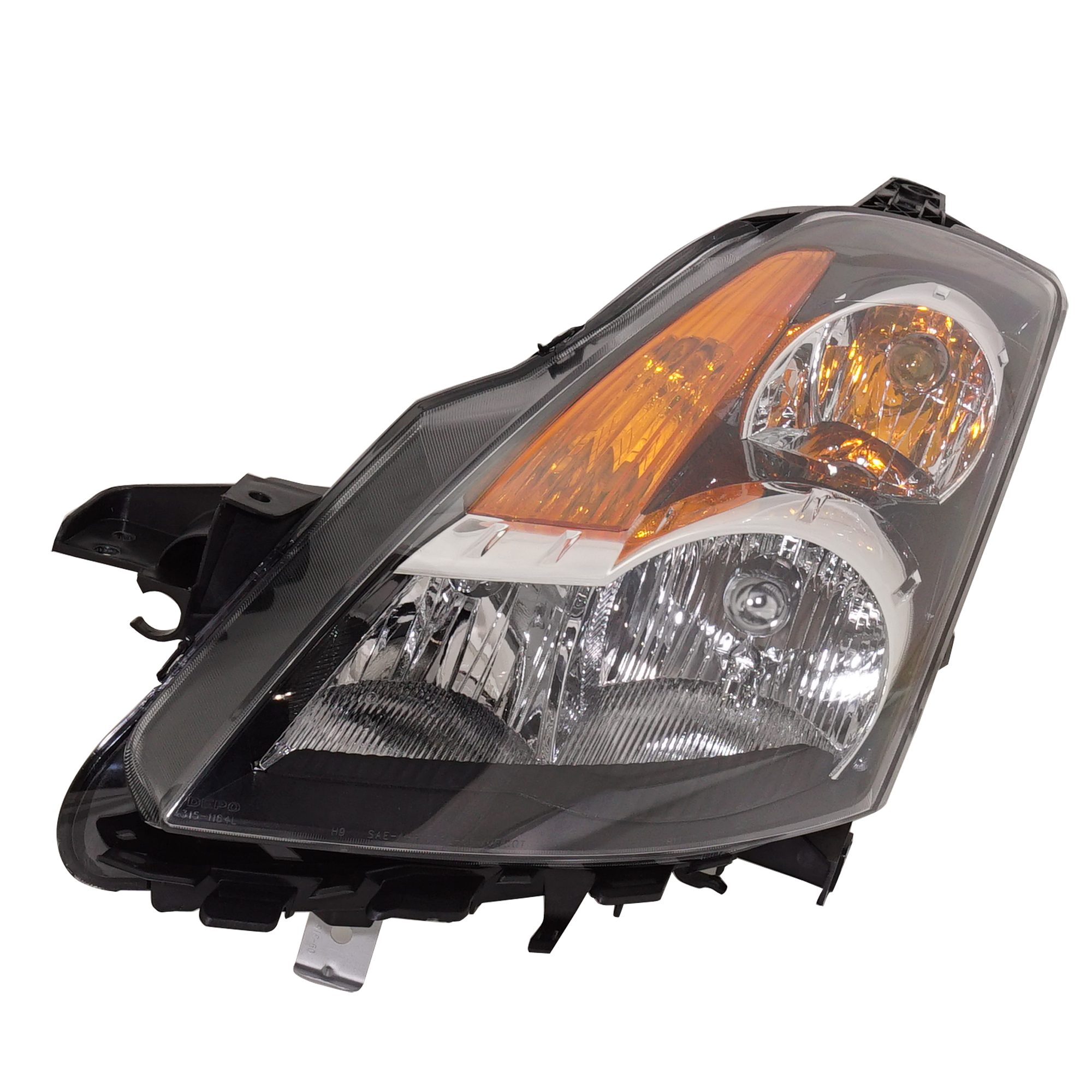 AM ALTIMA 07-07 HEAD LAMP LH Assembly Halogen Black Bezel Sedan Hybrid SKU RN10010074 Partslink NI2502166 OEM 26060JA000-26060JA00A