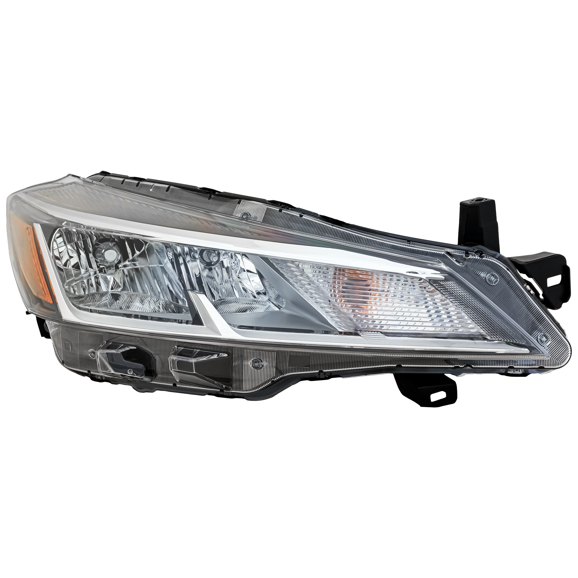 AM KICKS 21-23 HEAD LAMP RH Assembly Halogen S SV Models CAPA SKU RN10010119AQ Partslink NI2503283C OEM 260105R00A