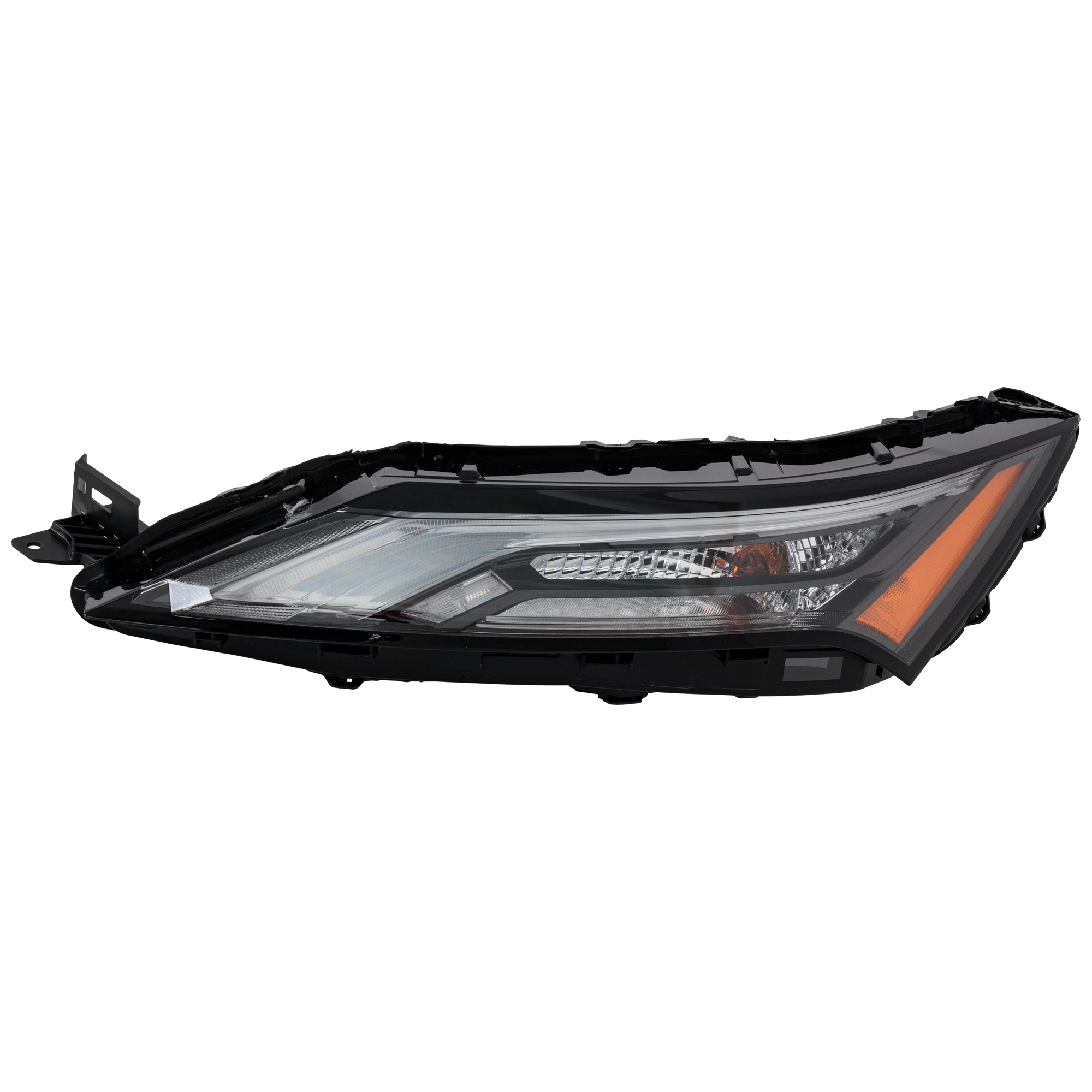 AM ROGUE 21-23 HEAD LAMP LH Upper Assembly LED S SV SL Models Japan Built Vehicle CAPA SKU RN10010126AQ Partslink NI2562103C OEM 261256RR0D