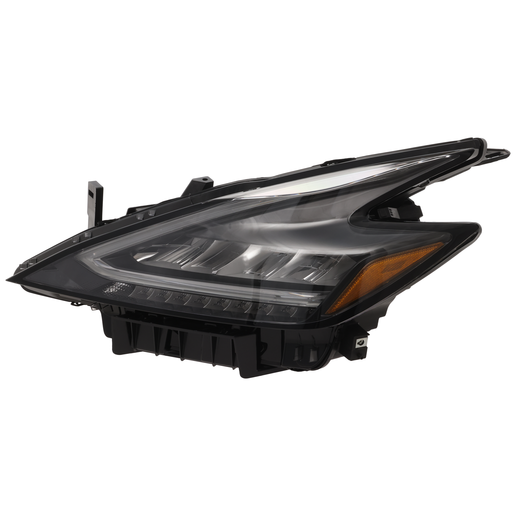 AM MURANO 22-23 HEAD LAMP LH Assembly LED Black Interior CAPA SKU RN10011230AQ Partslink NI2502297C OEM 260609UF0E