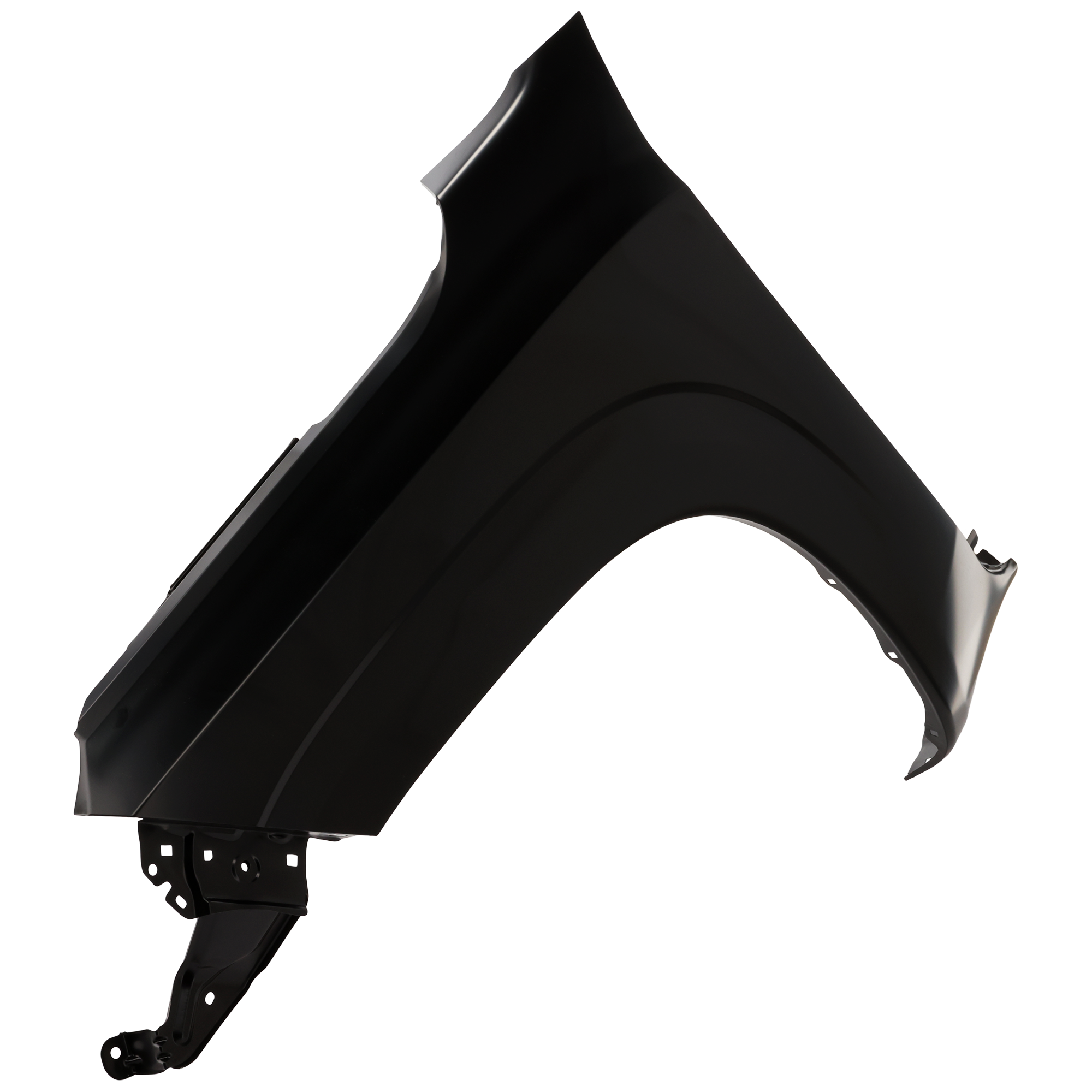AM FRONTIER 22-22 FRONT FENDER LH Primed S SV Model w o Wheel Molding Hole CAPA SKU RN22010050Q Partslink NI1240246C OEM 631009BU0B 631019BU0A