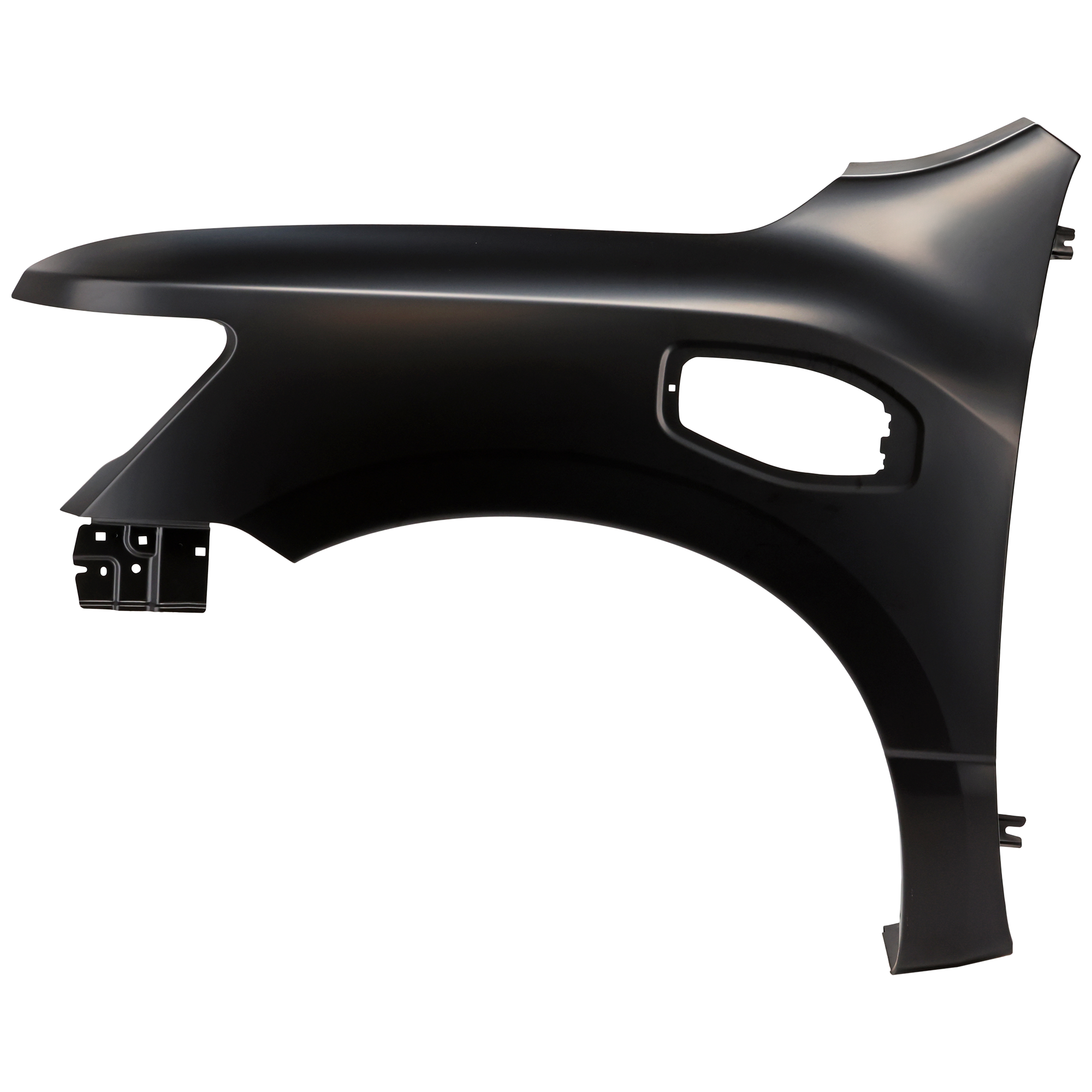 AM TITAN 17-17 FRONT FENDER LH Textured Black w o Fender Flare Holes SL SV Models All Cab Type SKU RN22010056 Partslink NI1240231 OEM 63101EZ41A