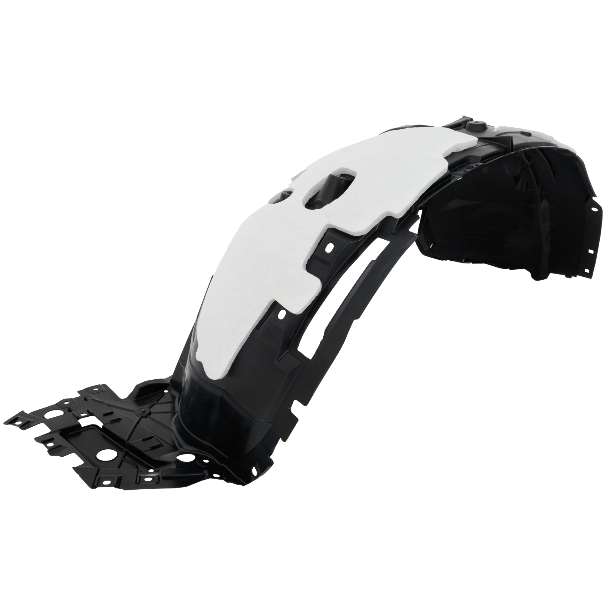 AM ROGUE 23-23 FRONT FENDER LINER LH Inner Panel USA Built Vehicle Injection Form w Insulation Foam CAPA SKU RN22210054Q Partslink NI1248191C OEM 638416RC1A