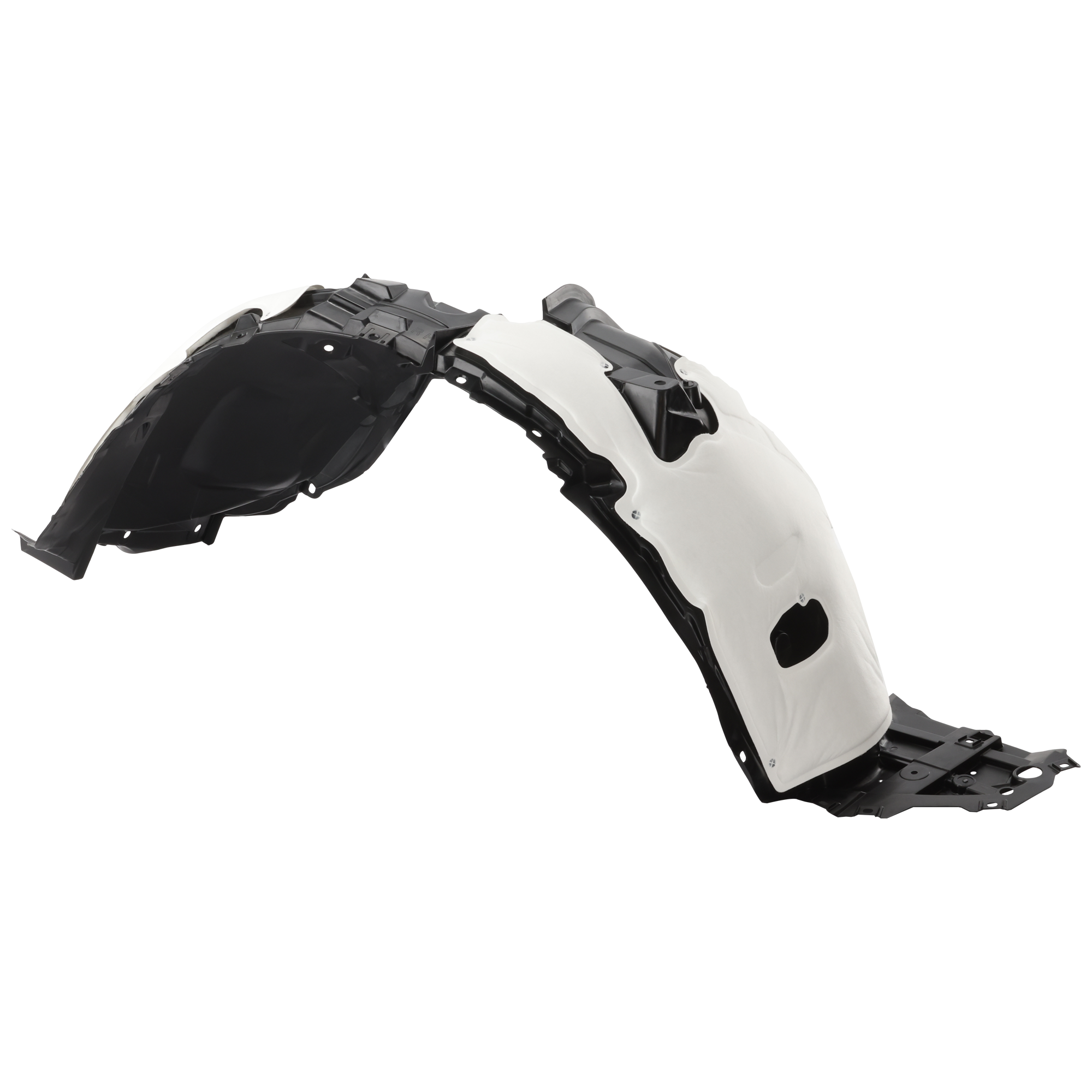 AM ROGUE SPORT 17-22 FRONT FENDER LINER RH Polypropylene Injection Form CAPA SKU RN22210085Q Partslink NI1249167C OEM 638406MA0A