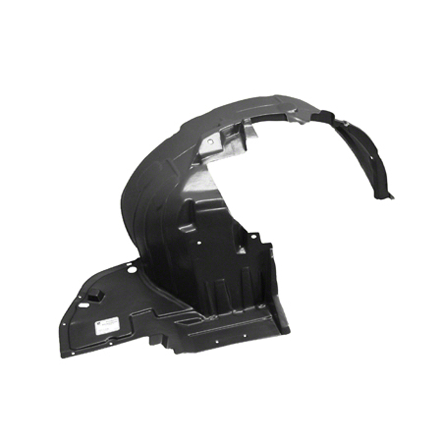 AM VERSA 12-14 FRONT FENDER LINER RH Plastic Injection Form Sedan SKU RN22210105 Partslink NI1249128 OEM 638423BA0A
