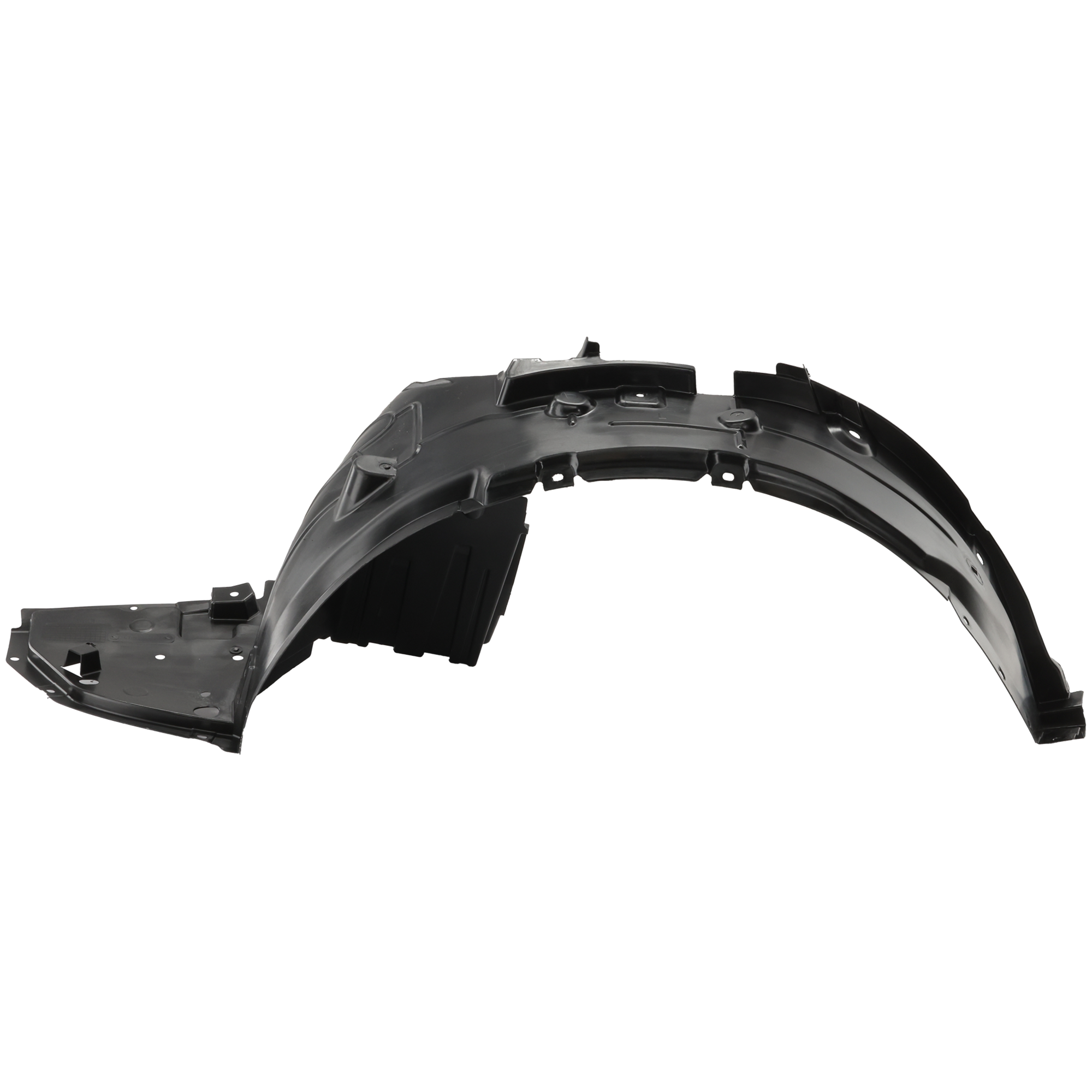 AM VERSA 15-19 FRONT FENDER LINER LH Polypropylene Injection Form Sedan CAPA SKU RN22210112Q OEM 638439KK0A