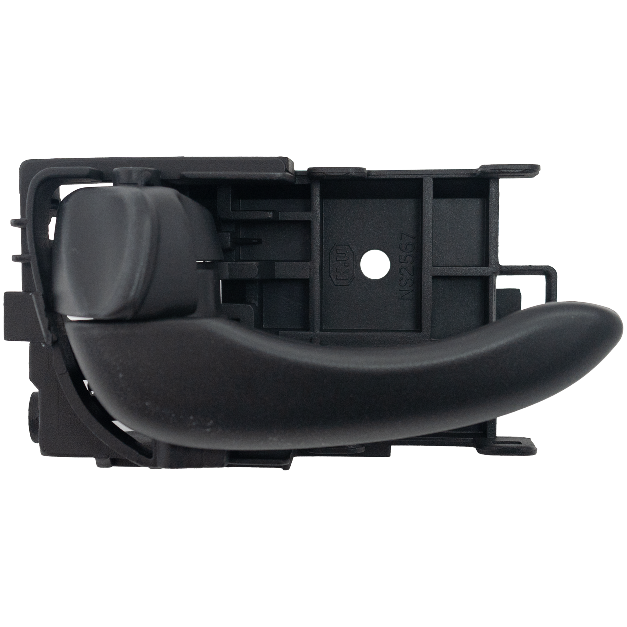 AM MAXIMA 00-03 FRONT INTERIOR HANDLE LH Textured Black w Door Lock Button SKU RN46210014 OEM 80671YY000