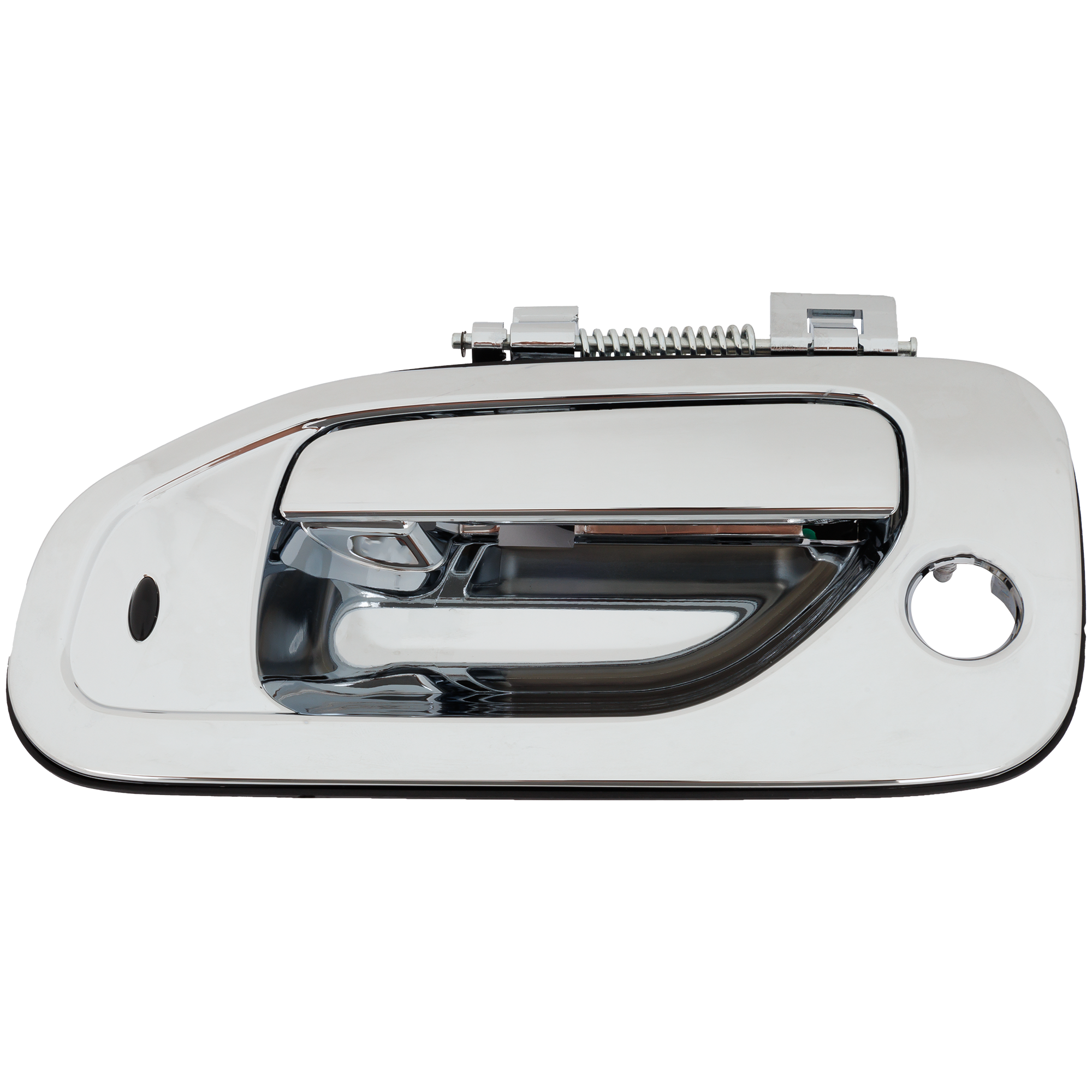 AM CITY EXPRESS 15-18 NV200-13-21 FRONT EXTERIOR DOOR HANDLE LH Chrome w Keyhole w Power Lock SKU RN46250022 OEM 19317271 PFM
