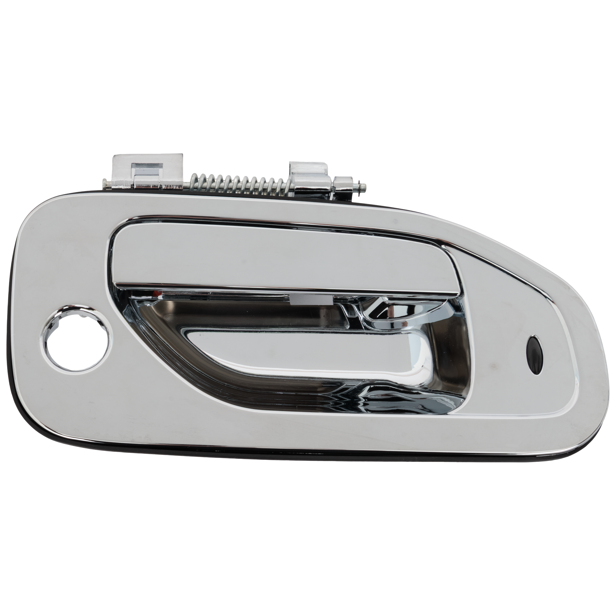 AM CITY EXPRESS 15-18 NV200-13-21 FRONT EXTERIOR DOOR HANDLE RH Chrome w Keyhole w Power Lock SKU RN46250023 OEM 19317378 PFM