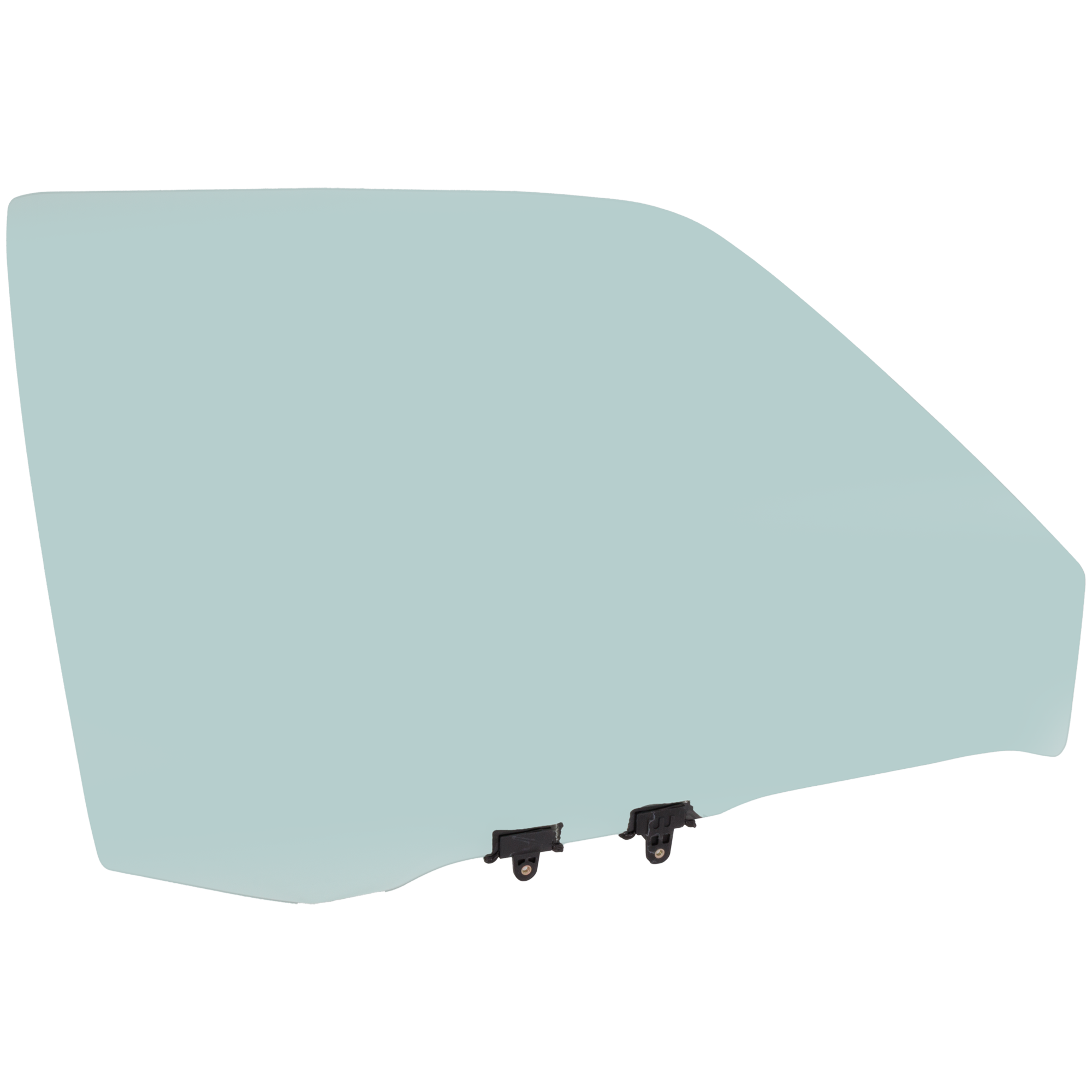 AM NISSAN FRONTIER 98-01 XTERRA 00-01 FRONT DOOR GLASS RH Green Tint w Clip SKU RN48010005 OEM 803009Z400