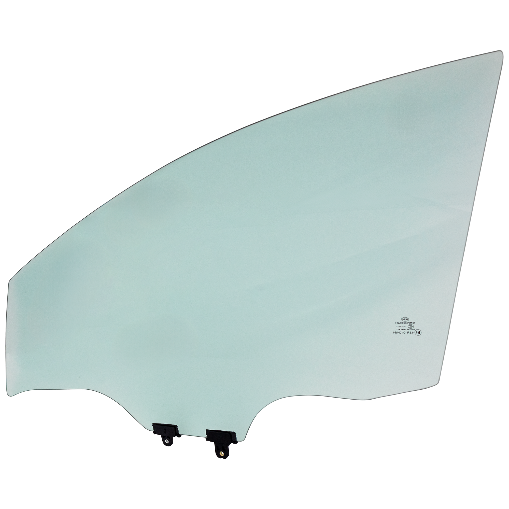 AM MURANO 15-23 FRONT DOOR GLASS RH Green Tint w Solar Clip SKU RN48010035 OEM 803005AA0A