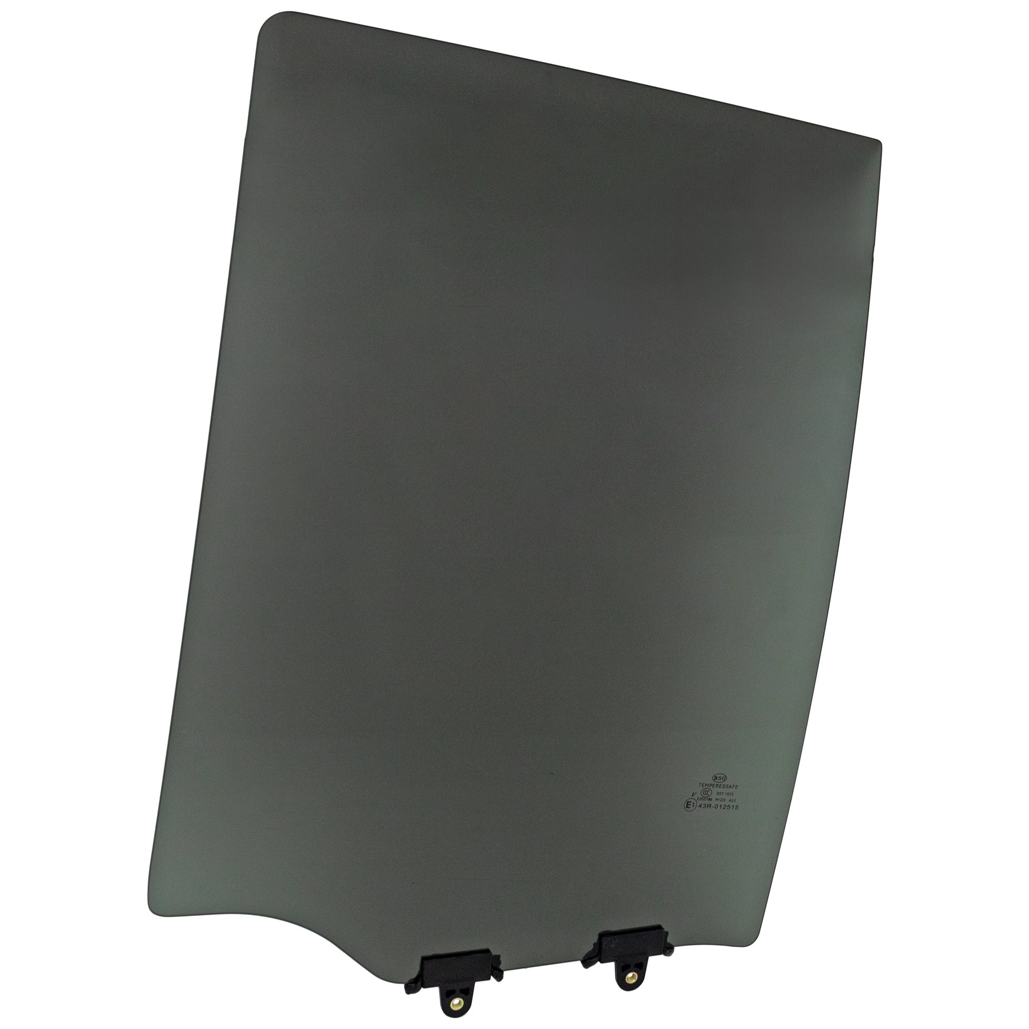 AM FRONTIER 05-21 EQUATOR 09-12 REAR DOOR GLASS LH Gray Tint Privacy w Solar Clip SKU RN48130050 OEM 82301EB010