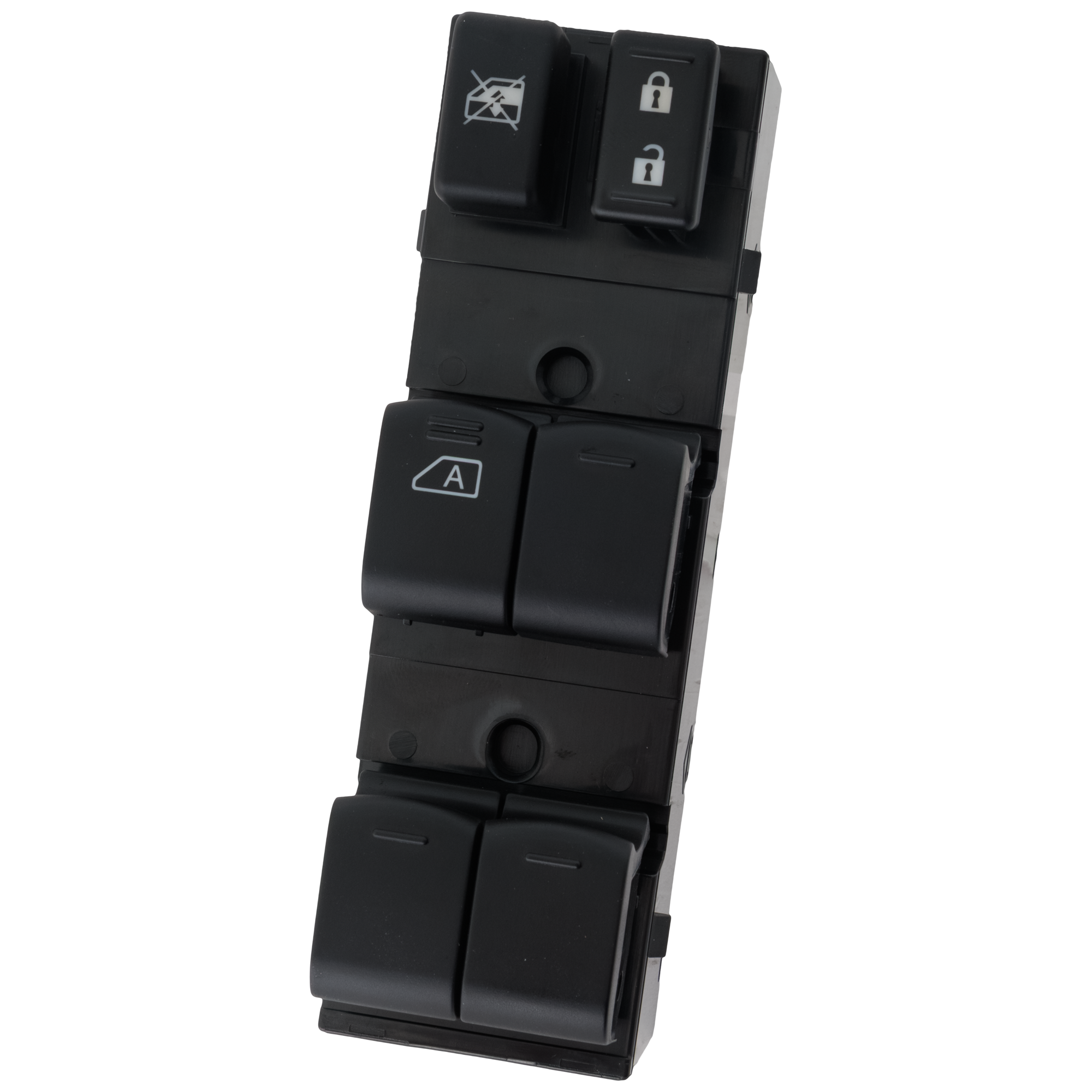 AM ROGUE 08-10 FRONT WINDOW SWITCH LH Black w Auto Down 19 Male Blade type Terminals All Wheel Drive SKU RN50520024 OEM 25401JM00B