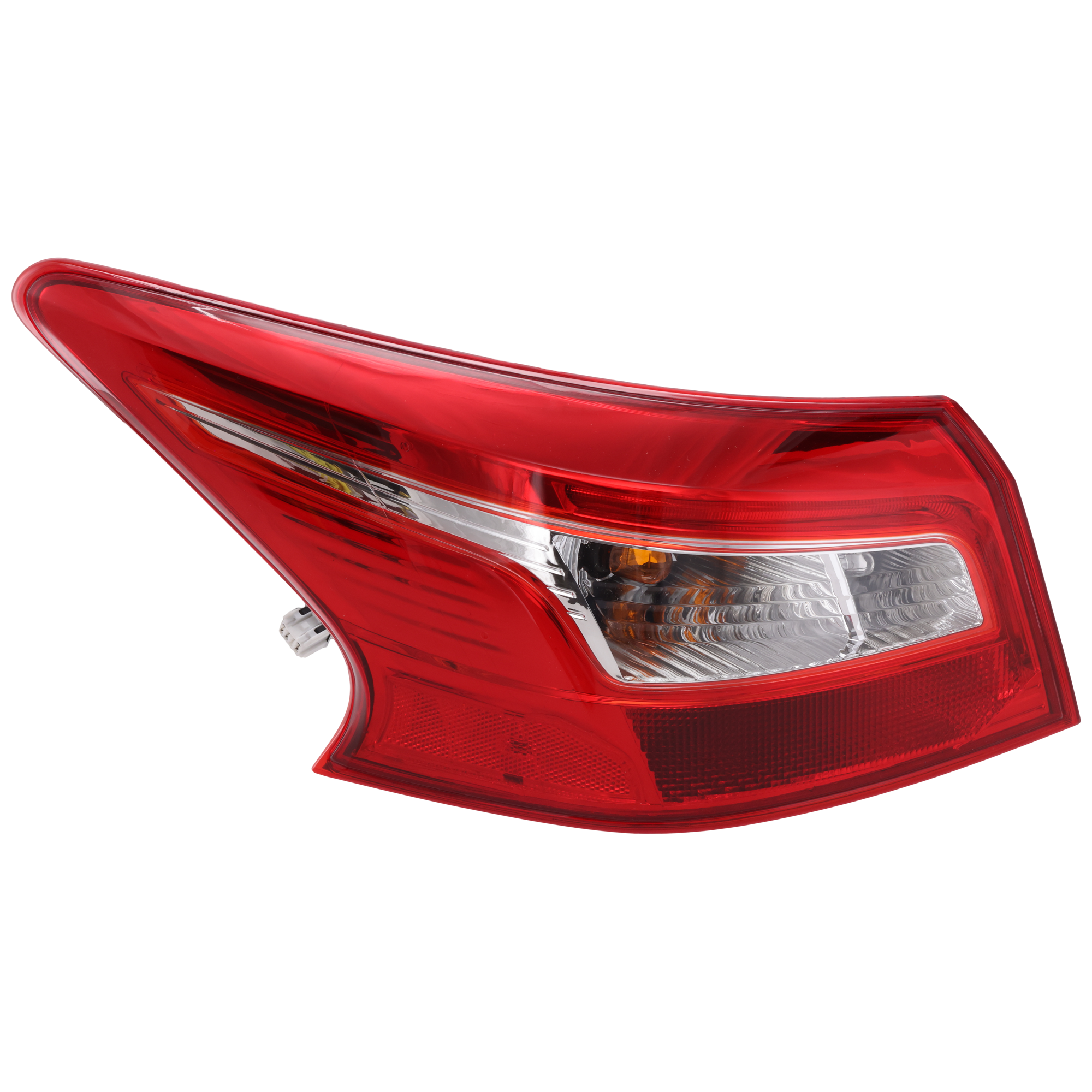 AM SENTRA 16-19 TAIL LAMP LH Outer Assembly Exc. Nismo Model CAPA SKU RN73010008Q Partslink NI2804108C OEM 265553YU0A