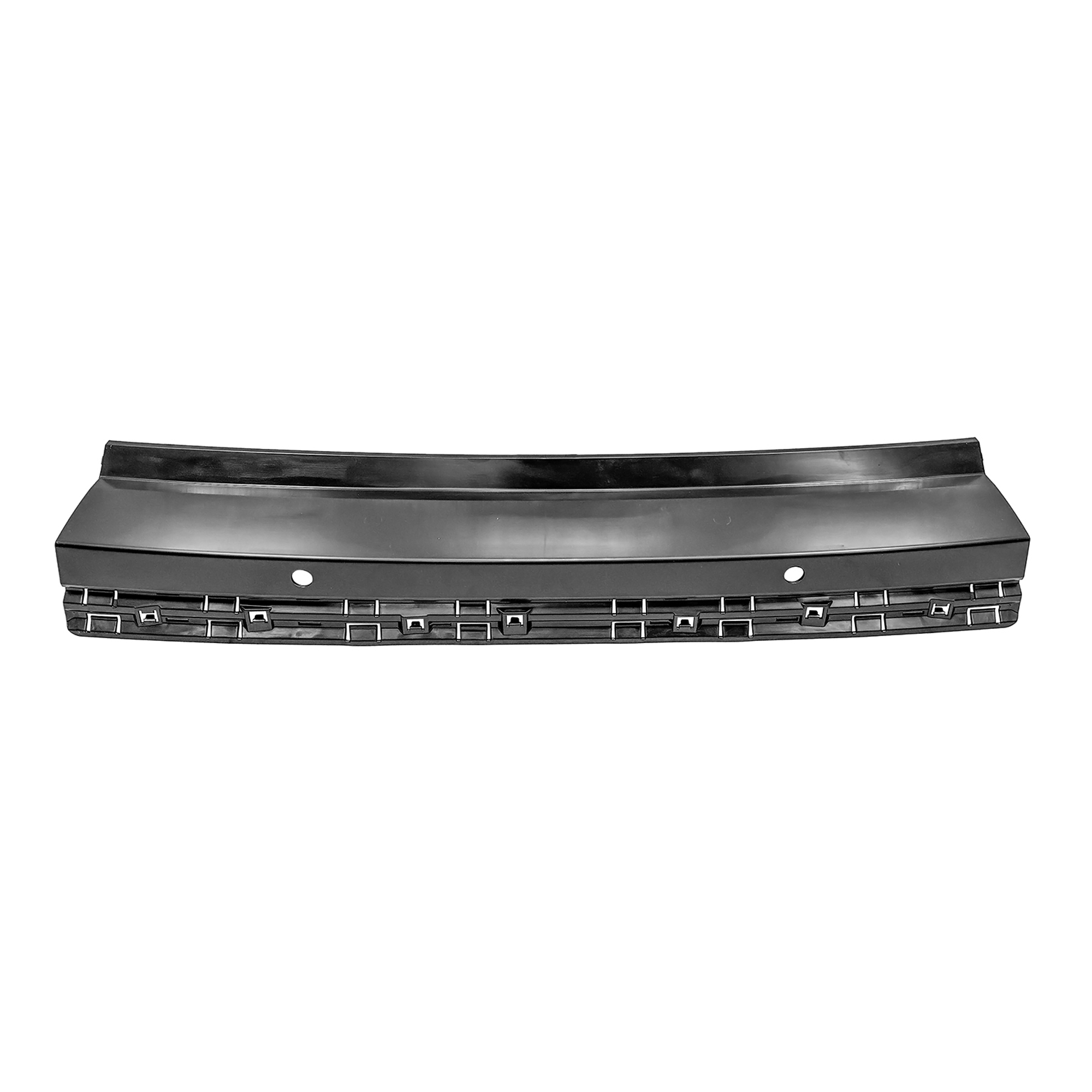 AM PATHFINDER 22-24 REAR BUMPER COVER Upper Painted Silver Lower Textured Black w Towing Hitch SKU RN76010054 Partslink NI1100353 OEM 850186TD0B