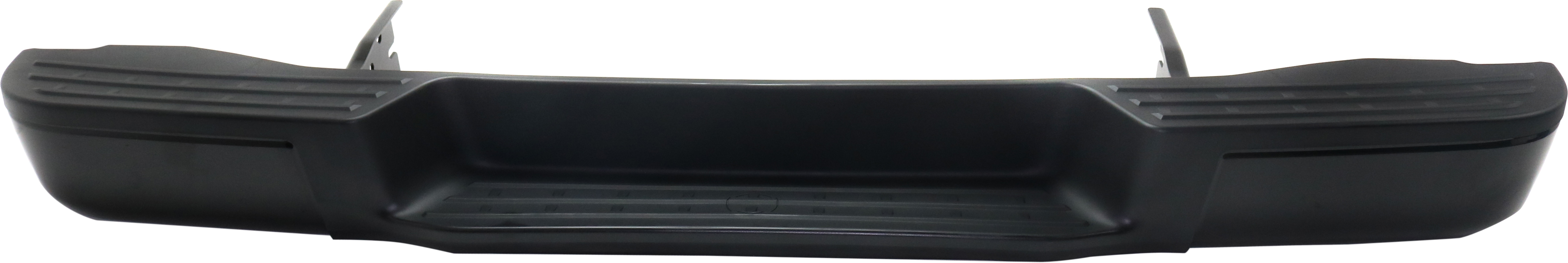 AM NV SERIES FULL SIZE VAN 12-21 STEP BUMPER FACE BAR AND PAD w Pad Provision w o Mounting Bracket Black Cargo Van w o Object Sensor Holes Passenger Van S Model SKU RN82560009 Partslink NI1102166 OEM 850101PA0A