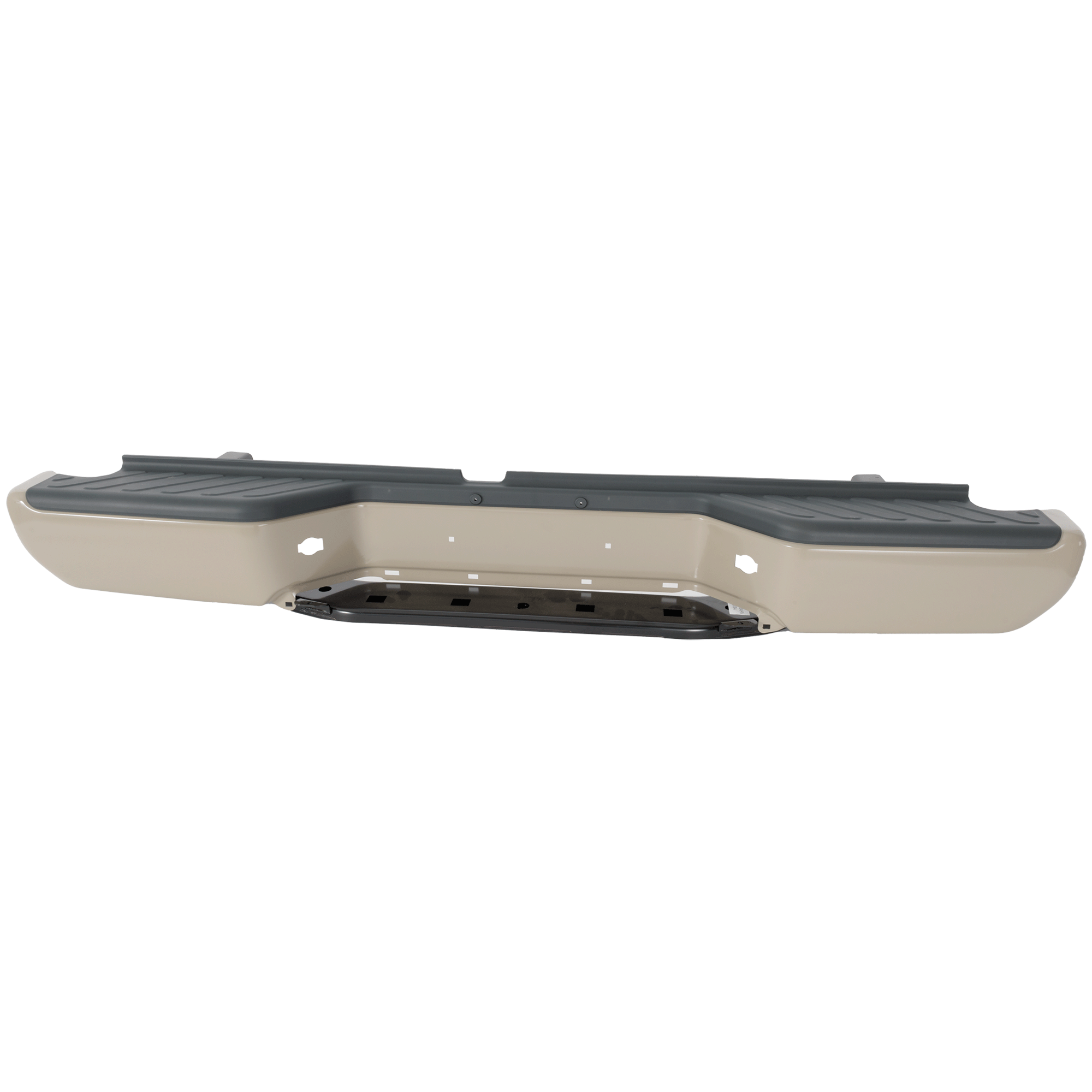 AM FRONTIER 05-21 STEP BUMPER FACE BAR AND PAD w Pad Provision w o Mounting Bracket Painted Black w o License Lamp and Rear Object Sensor Holes SKU RN82560017 Partslink NI1103151 OEM 850229BF1D PFM