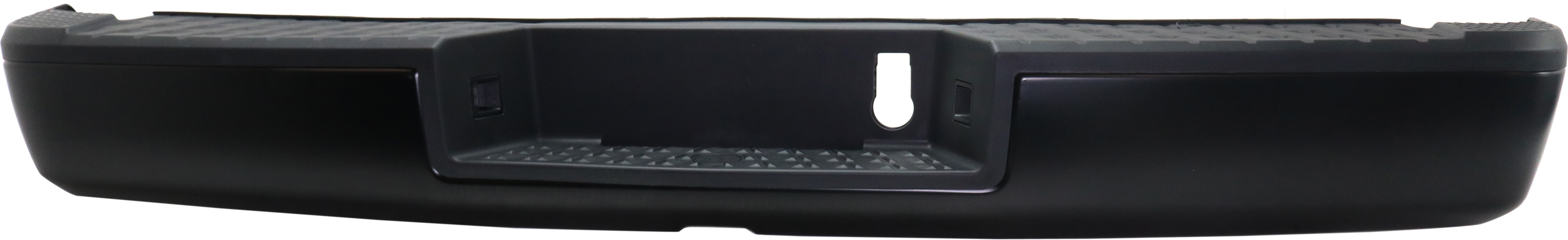 AM TITAN 17-19 TITAN XD 16-19 STEP BUMPER FACE BAR AND PAD w Pad Provision w o Mounting Bracket Black w o Tow Hitch and Blind Spot Detection w o Parking Aid Sensor Holes SKU RN82620008 Partslink NI1103130 OEM 85022EZ55A PFM