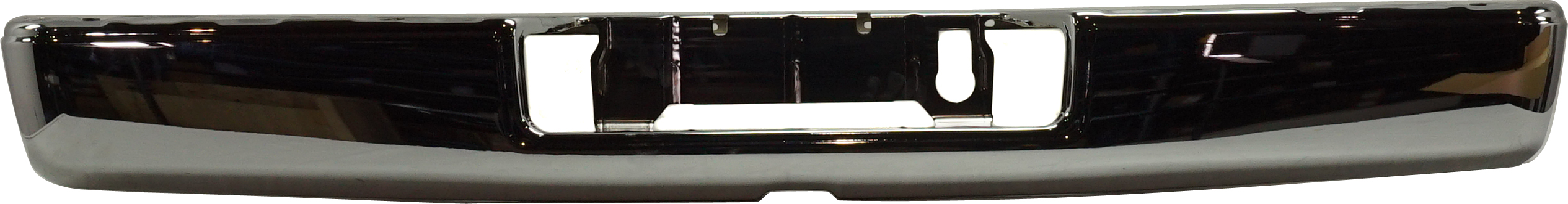 AM TITAN 17-19 STEP BUMPER FACE BAR ONLY w o Pad w Pad Provision w o Mounting Bracket Chrome w o Towing Hitch SKU RN82620013 Partslink NI1103136 OEM 85022EZ20A