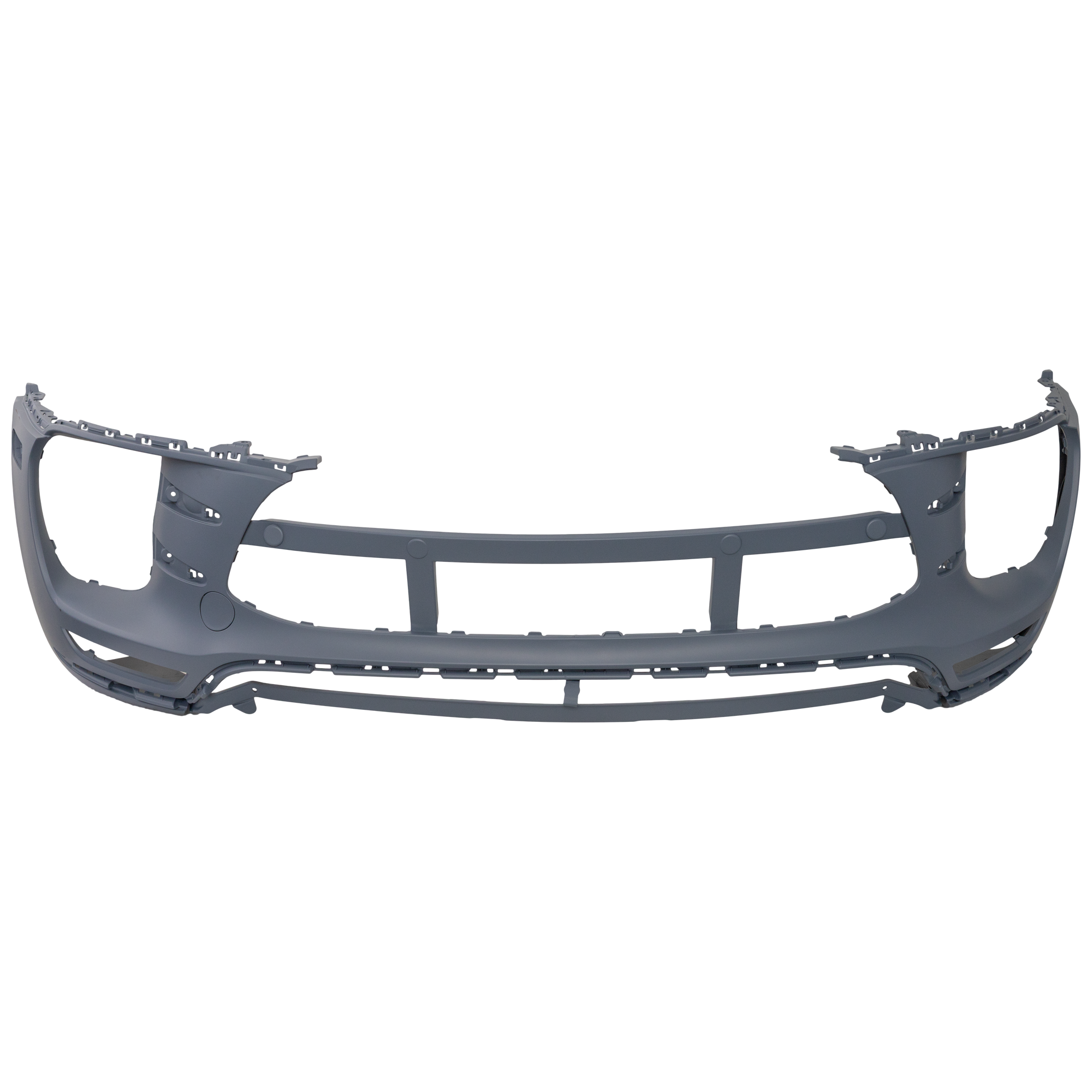 AM MACAN 15-18 FRONT BUMPER COVER Primed w o Sport Design Pkg Turbo Model SKU RP01030001P Partslink PO1000194 OEM 95B807217GG2X