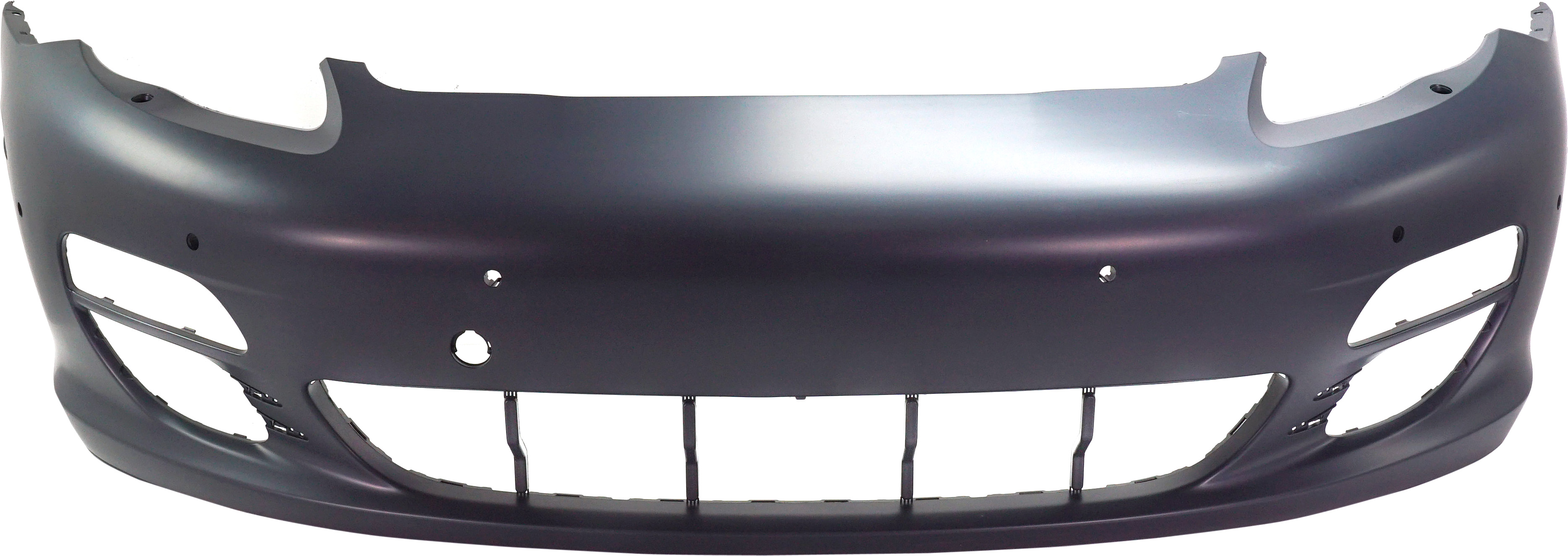 AM PANAMERA 10-13 FRONT BUMPER COVER Primed Exc. GTS Turbo Turbo S Models w o Sport Pkg w IPAS and HLW Holes SKU RP01030005P Partslink PO1000141 OEM 97050591145