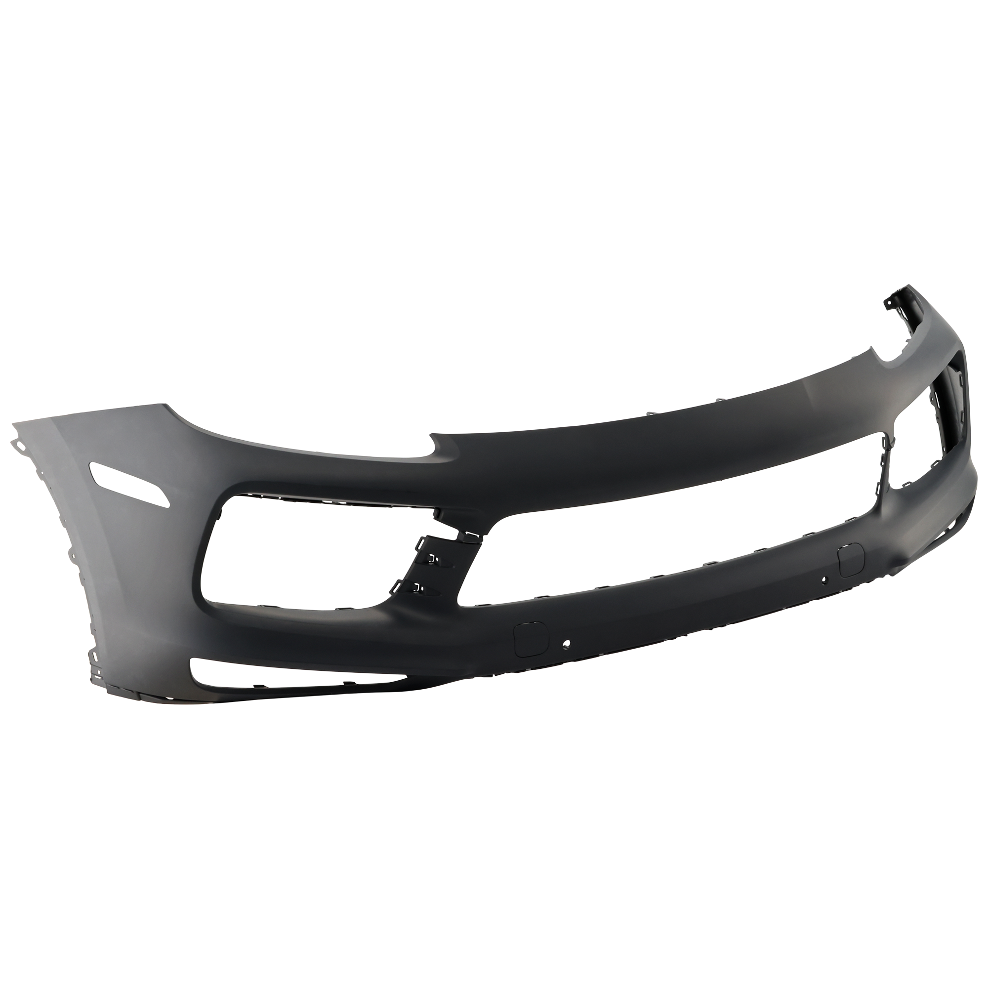 AM CAYENNE 19-23 FRONT BUMPER COVER Primed Base S Models w o Sport Design Pkg w o Turbo w PDC Sensor Holes w o Park Assist Sensor Holes SKU RP01030011P Partslink PO1000234 OEM 9Y0807217BG2X