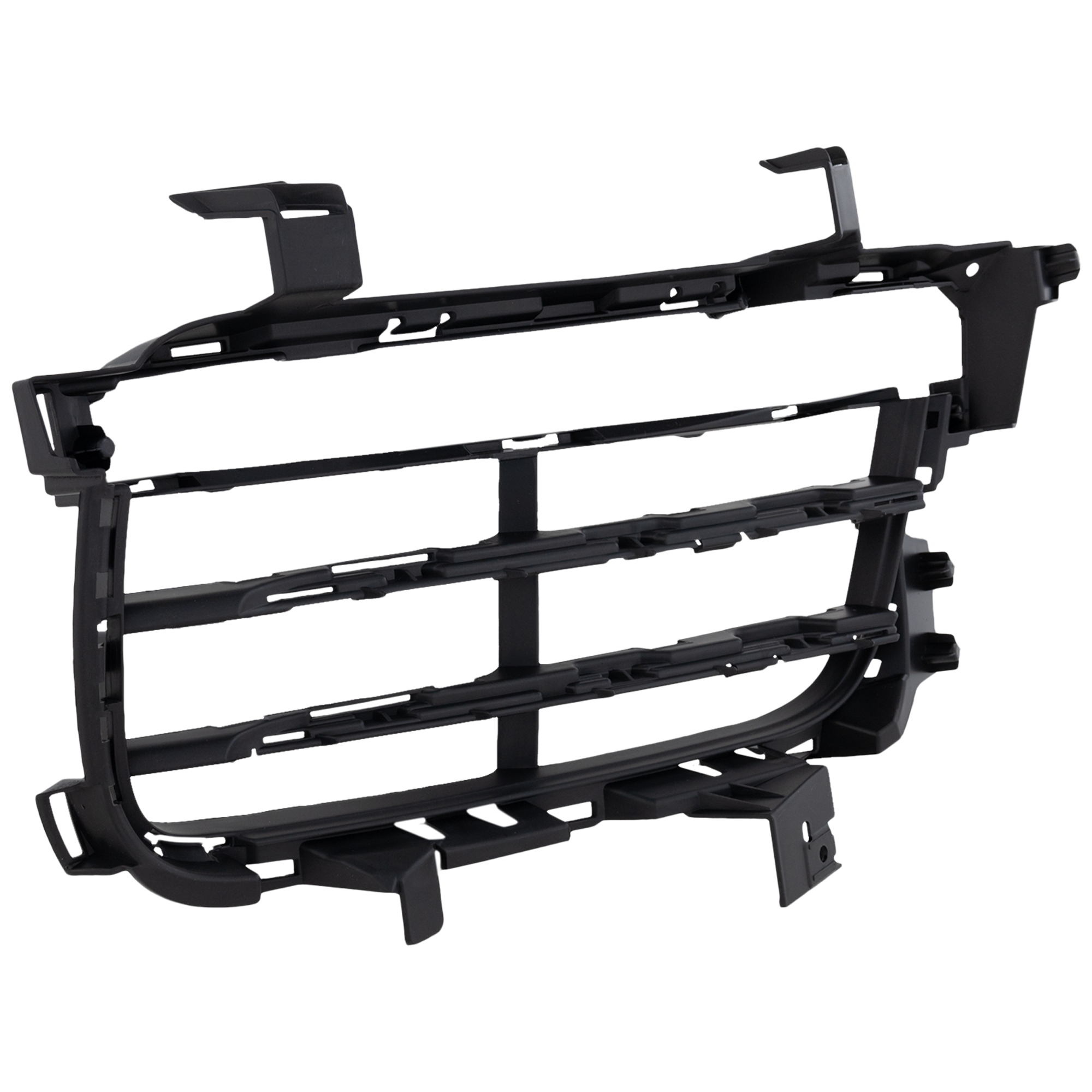 AM CAYENNE 19-23 FRONT BUMPER GRILLE RH Textured Black w o Sport Design Pkg Base S Models SKU RP01530005 Partslink PO1039122 OEM 9Y0807682OK1