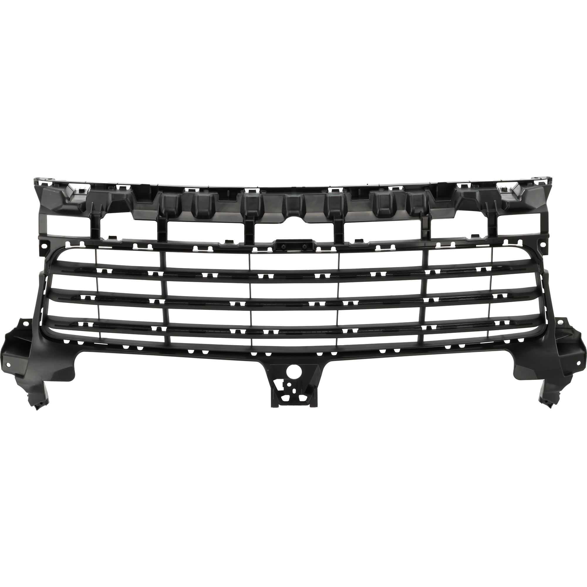 AM CAYENNE 19-23 GRILLE Textured Black Shell and Insert w o Sport Design Package Active Cruise Control Base S Models SKU RP07010002 Partslink PO1036113 OEM 9Y0807683QOK1