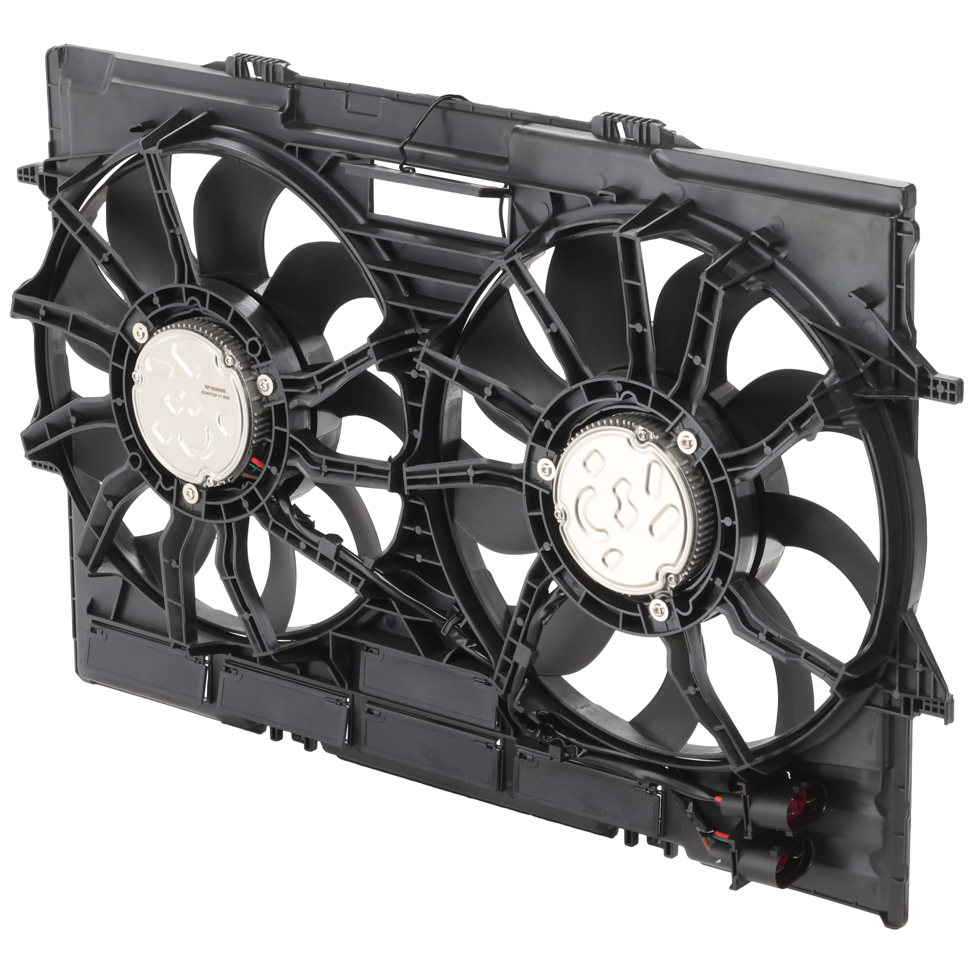 AM MACAN 15-22 RADIATOR FAN ASSEMBLY Dual fan 2.0-2.9L 3.0L 3.6L Eng SKU RP16090005 Partslink PO3115108 OEM 95B121003E 95B121003C 95B12100