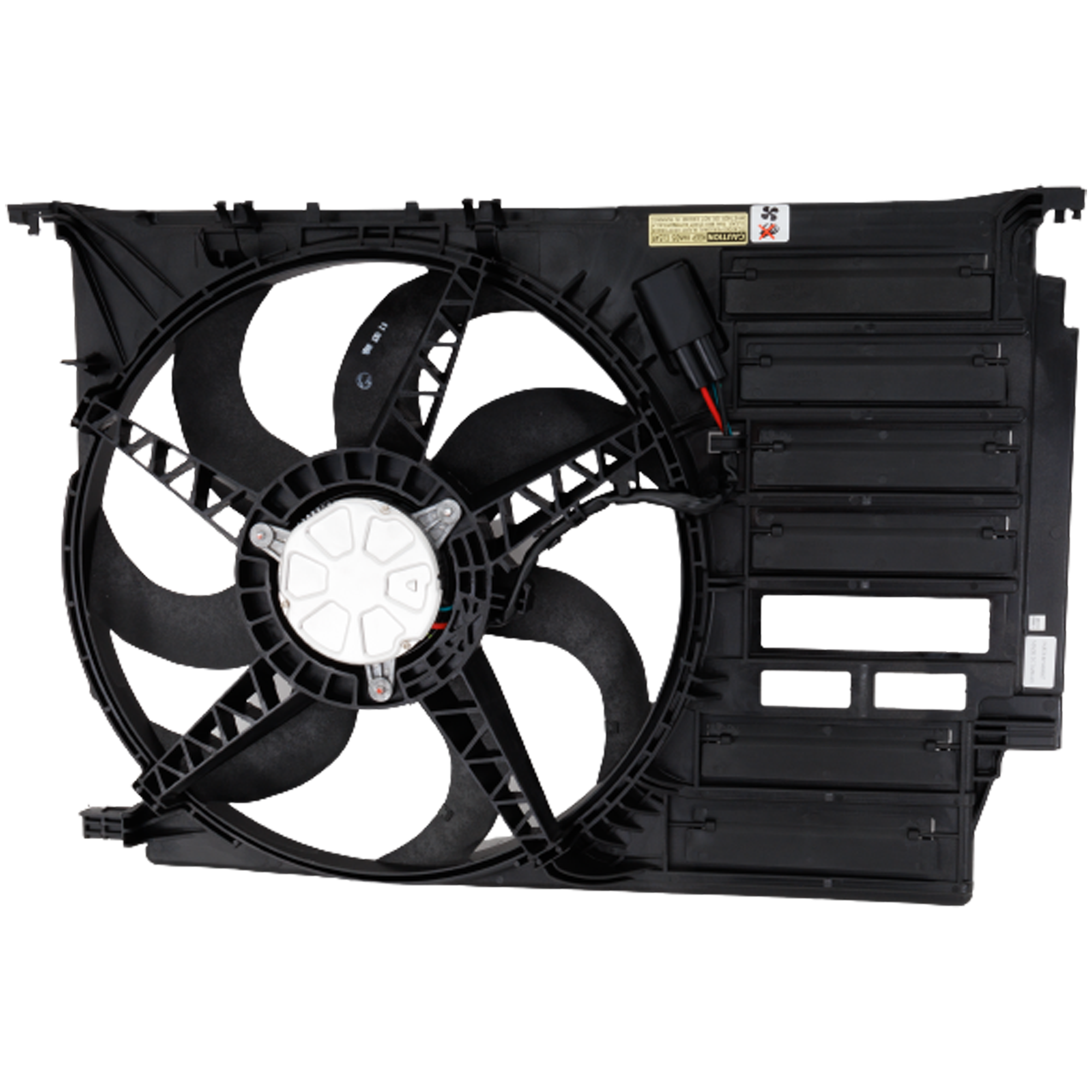 AM COOPER 20-24 X1-20-22 RADIATOR FAN ASSEMBLY Single fan 1.5L 2.0L Turbo Eng SKU RP16090007 Partslink BM3115147 OEM 17428645860-17428645857