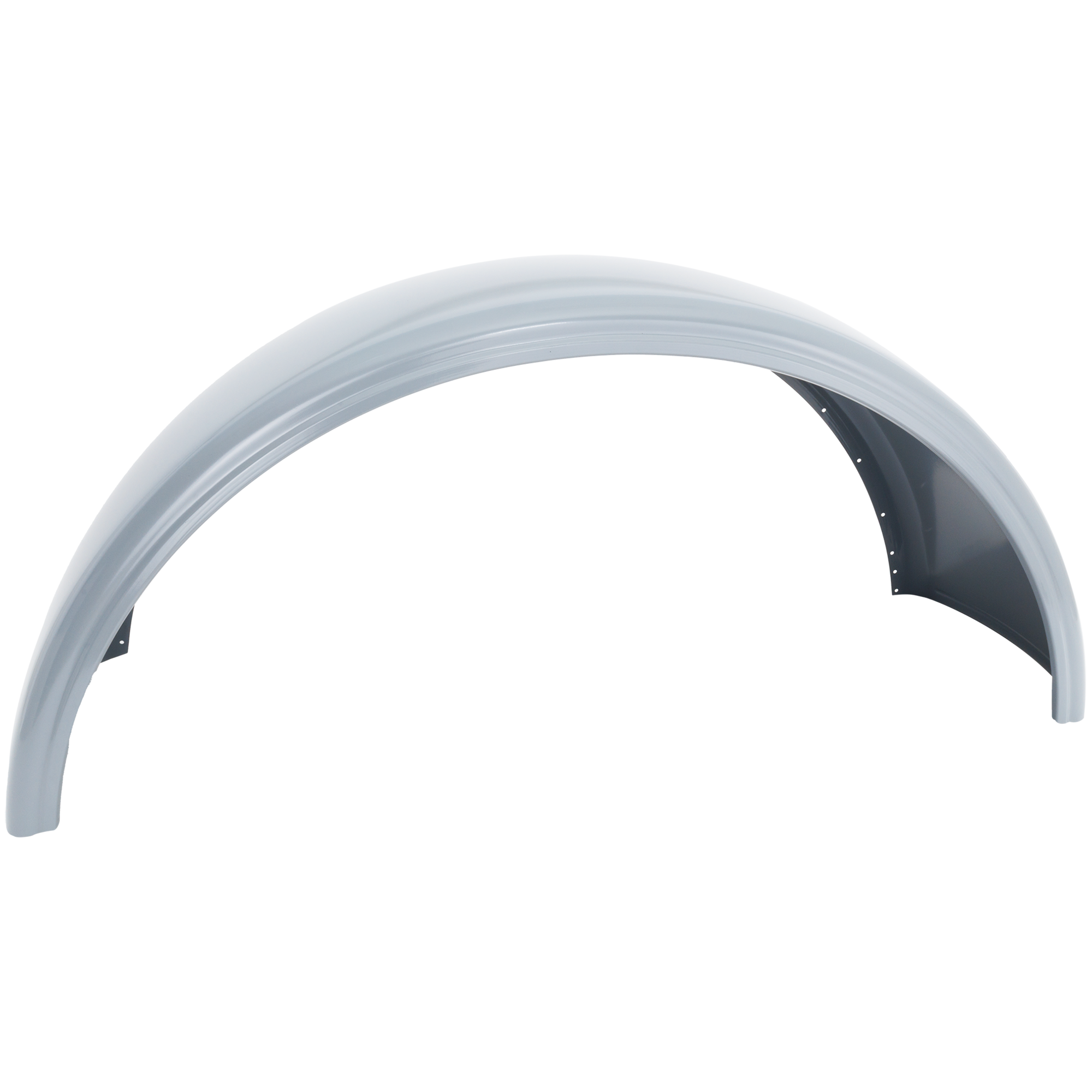 AM PETERBILT 357-379-86-07 FRONT FENDER LH Gray Aluminum SKU RP22010010 HD OEM 1504905M001L