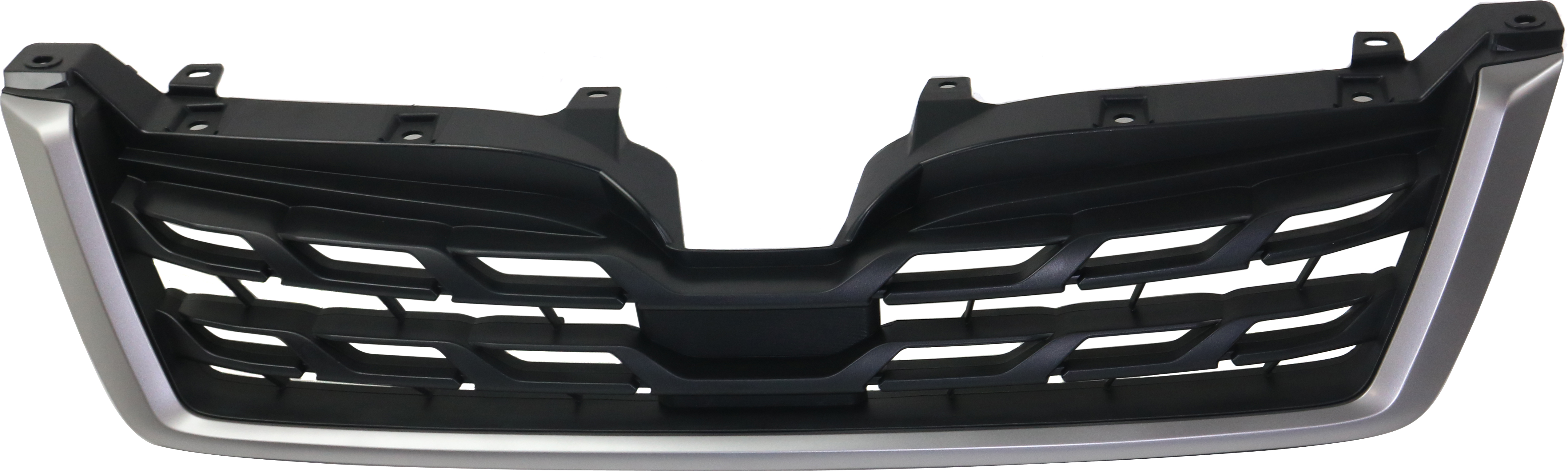 AM FORESTER 17-18 GRILLE Radiator GRILLE Textured Black Shell and Insert w Gray Molding SKU RS07010004 Partslink SU1200171 OEM 91121SG270