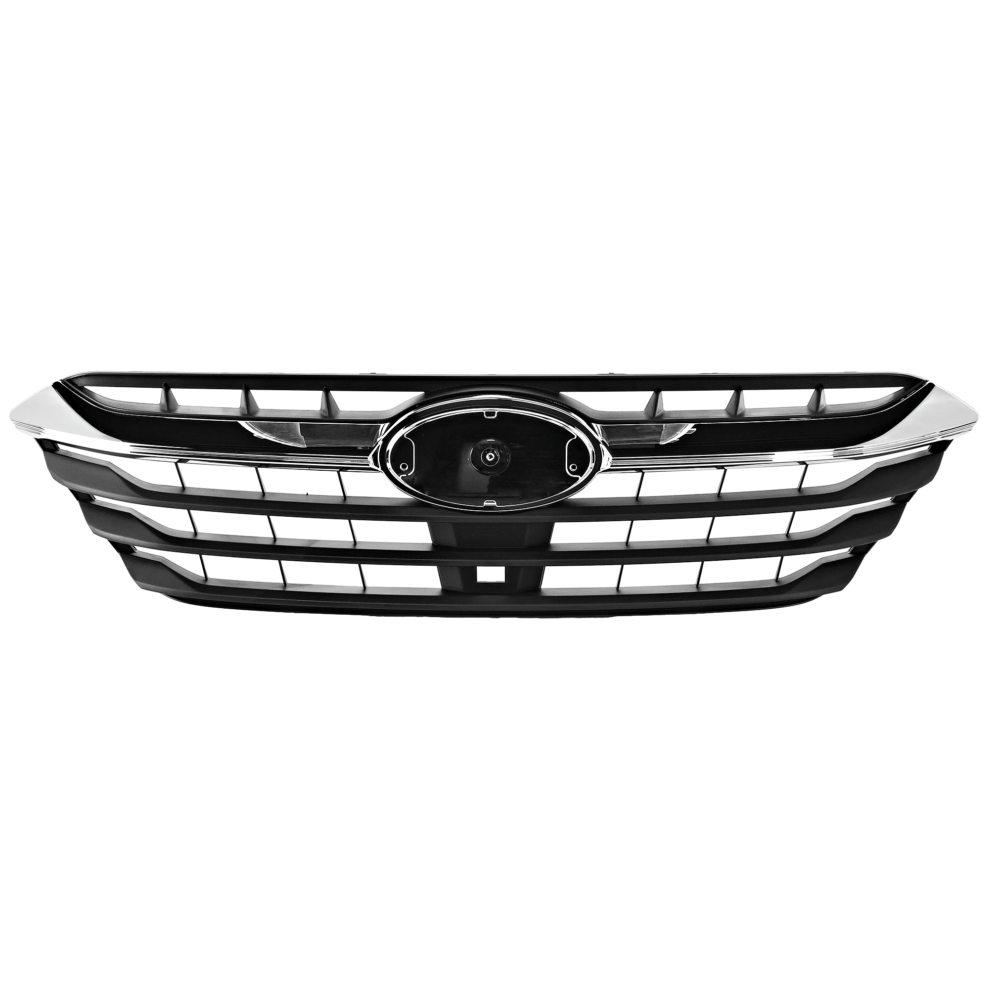 AM LEGACY 20-22 GRILLE Textured Black Shell and Insert w Chrome Molding 2.4l Eng. CAPA SKU RS07010032Q Partslink SU1200193C OEM 91121AN04A