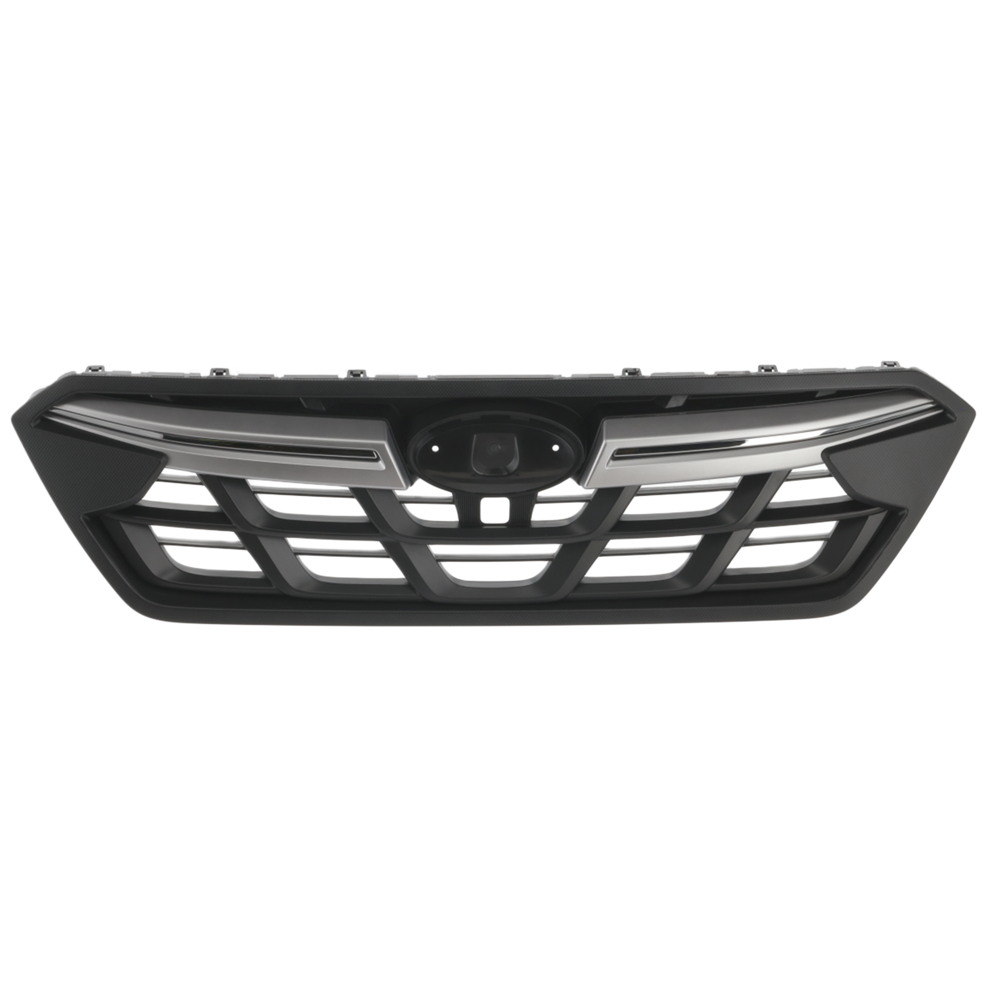 AM CROSSTREK 21-23 GRILLE Textured Black Shell and Insert w Chrome Molding Black Frame Limited Outdoor Models SKU RS07010035 Partslink SU1200197 OEM 91121FL511