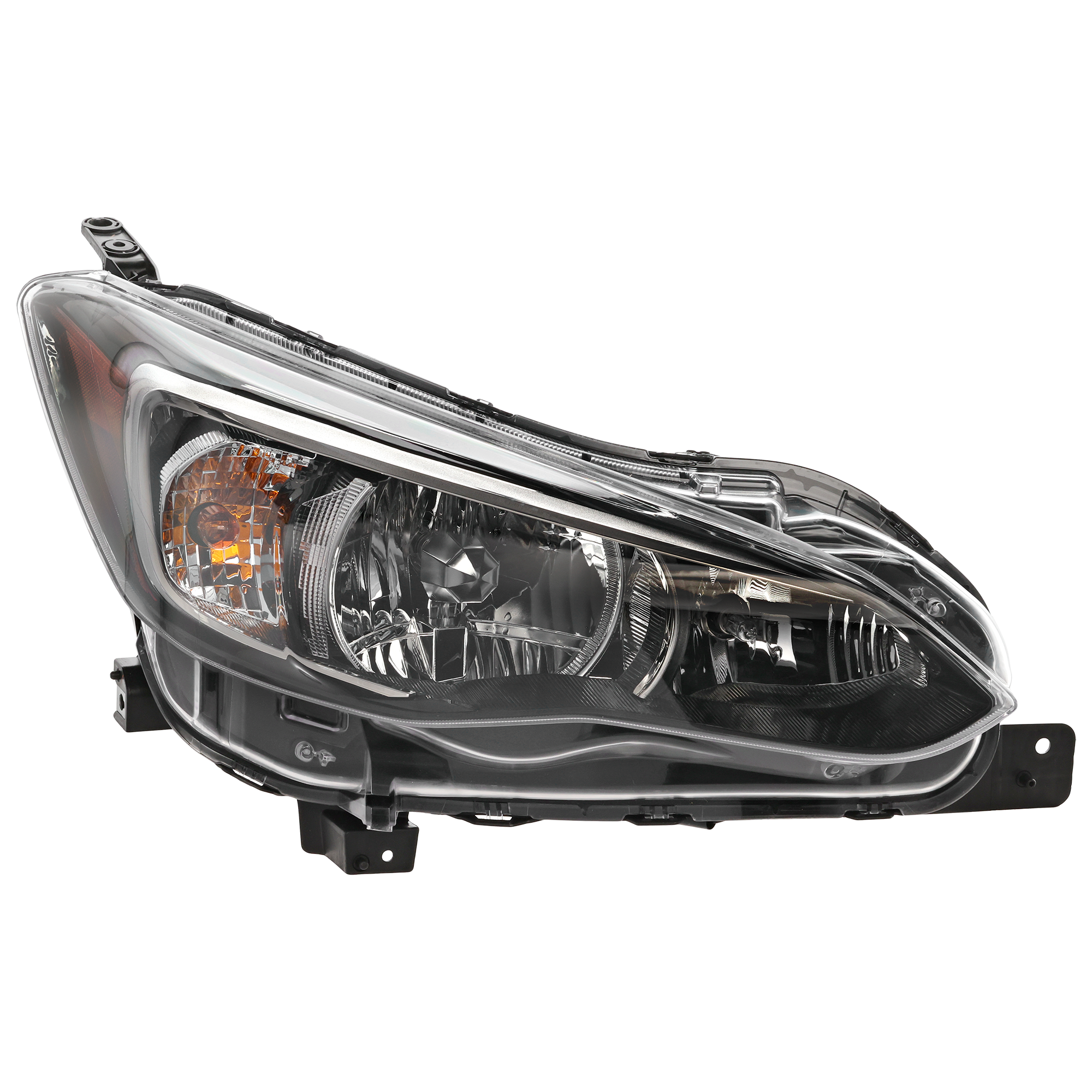 AM CROSSTREK 18-23 IMPREZA 17-23 HEAD LAMP RH Assembly Halogen Impreza Sedan Base Premium Sport Models CAPA SKU RS10010009Q Partslink SU2503160C SU2503164C OEM 84001FL00B 84001FL100