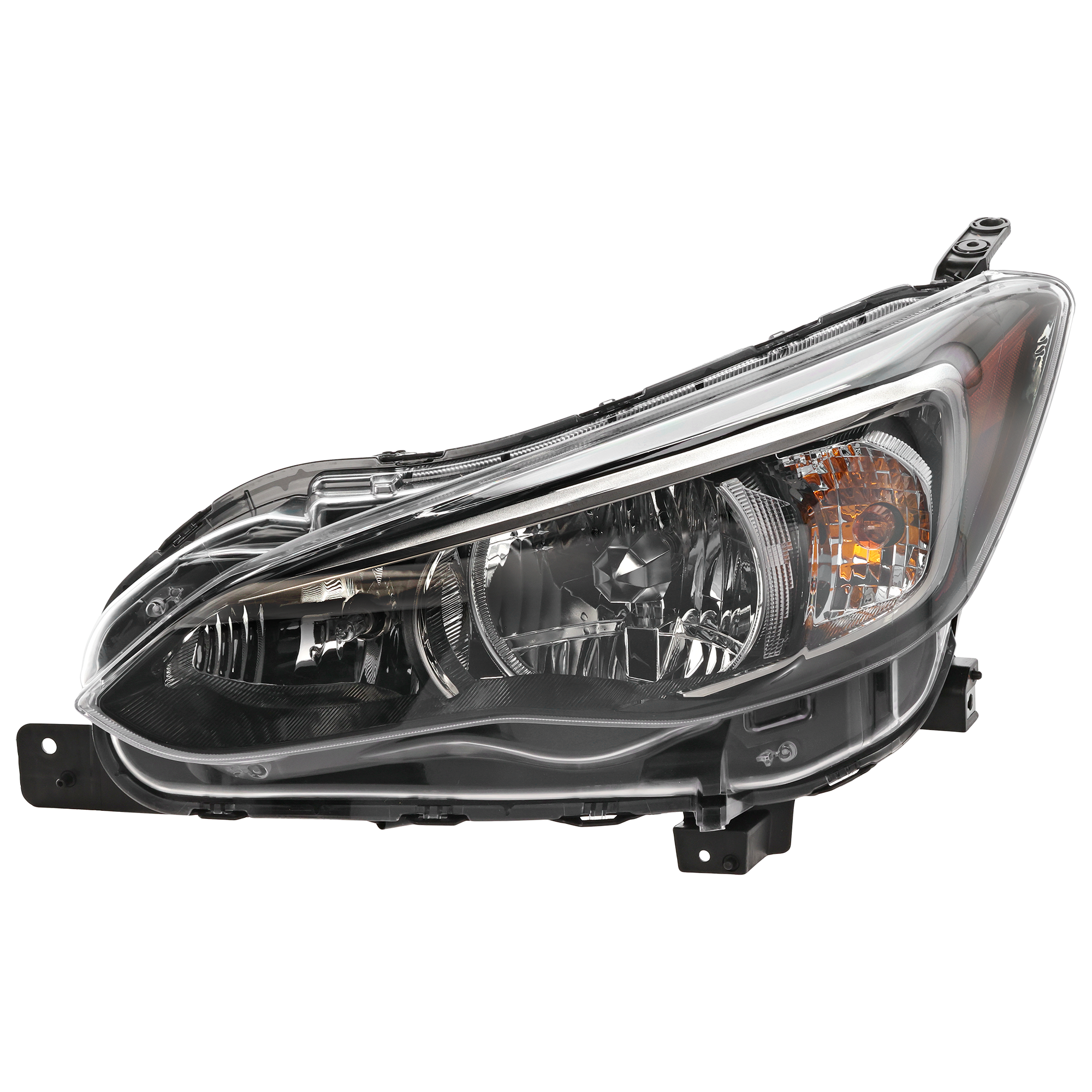 AM CROSSTREK 18-23 IMPREZA 17-23 HEAD LAMP LH Assembly Halogen Impreza Sedan Base Premium Sport Models CAPA SKU RS10010010Q Partslink SU2502160C SU2502164C OEM 84001FL01B 84001FL110