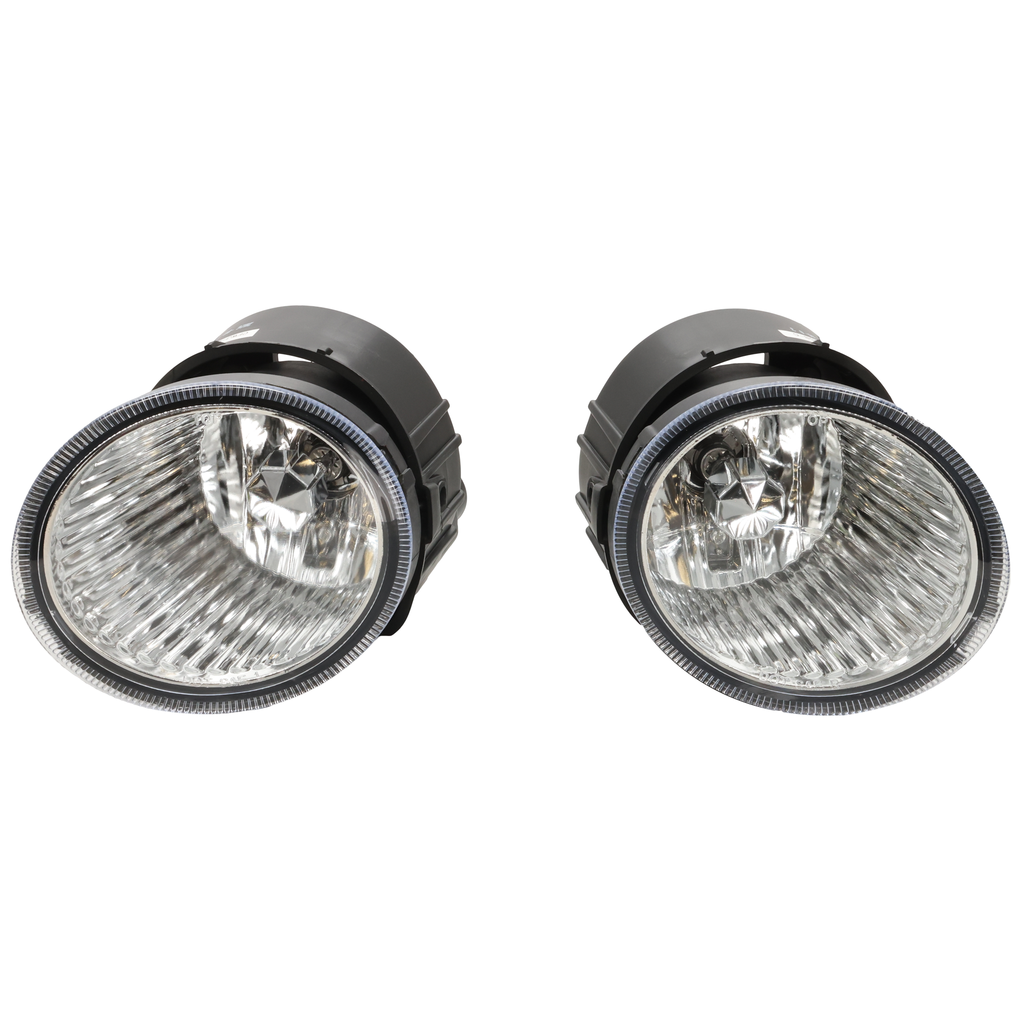 AM OUTBACK 13-18 FOG LAMP RH AND LH Assembly Halogen Clear Lens SKU RS10750023A Partslink FO2593200 FO2592200 OEM 3C3Z15200AA 3C3Z15200BA